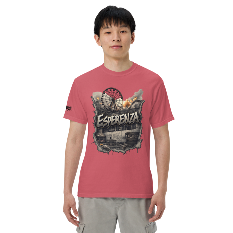 T-shirt teinté lourd unisexe – Image 22