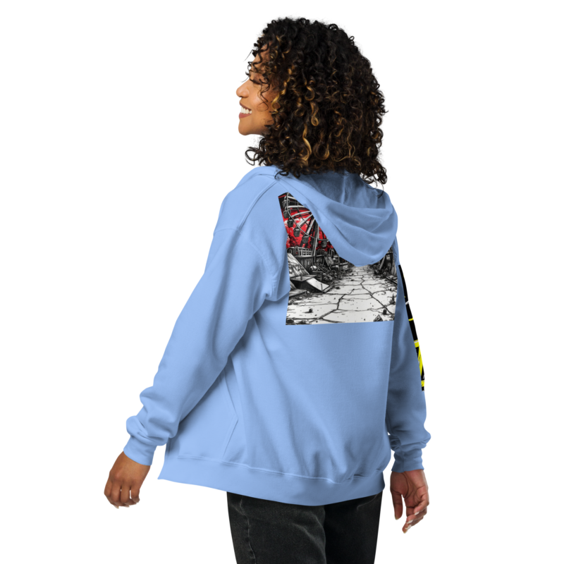 Sweat à capuche épais unisexe à fermeture éclair – Image 11