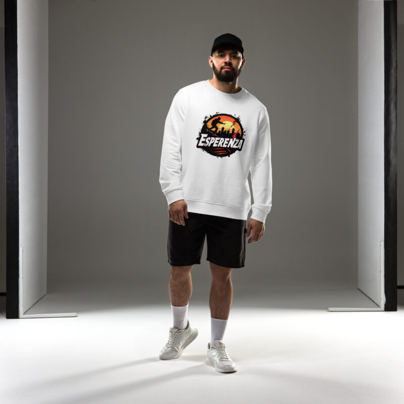 Sweat coton bio French Navy – modèle homme