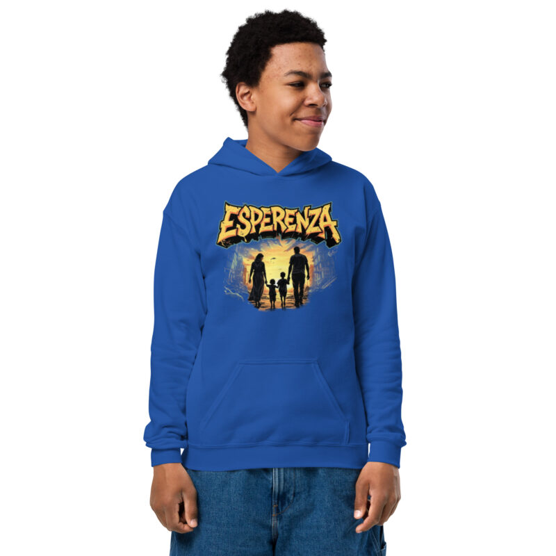 Youth heavy blend hoodie – Image 7