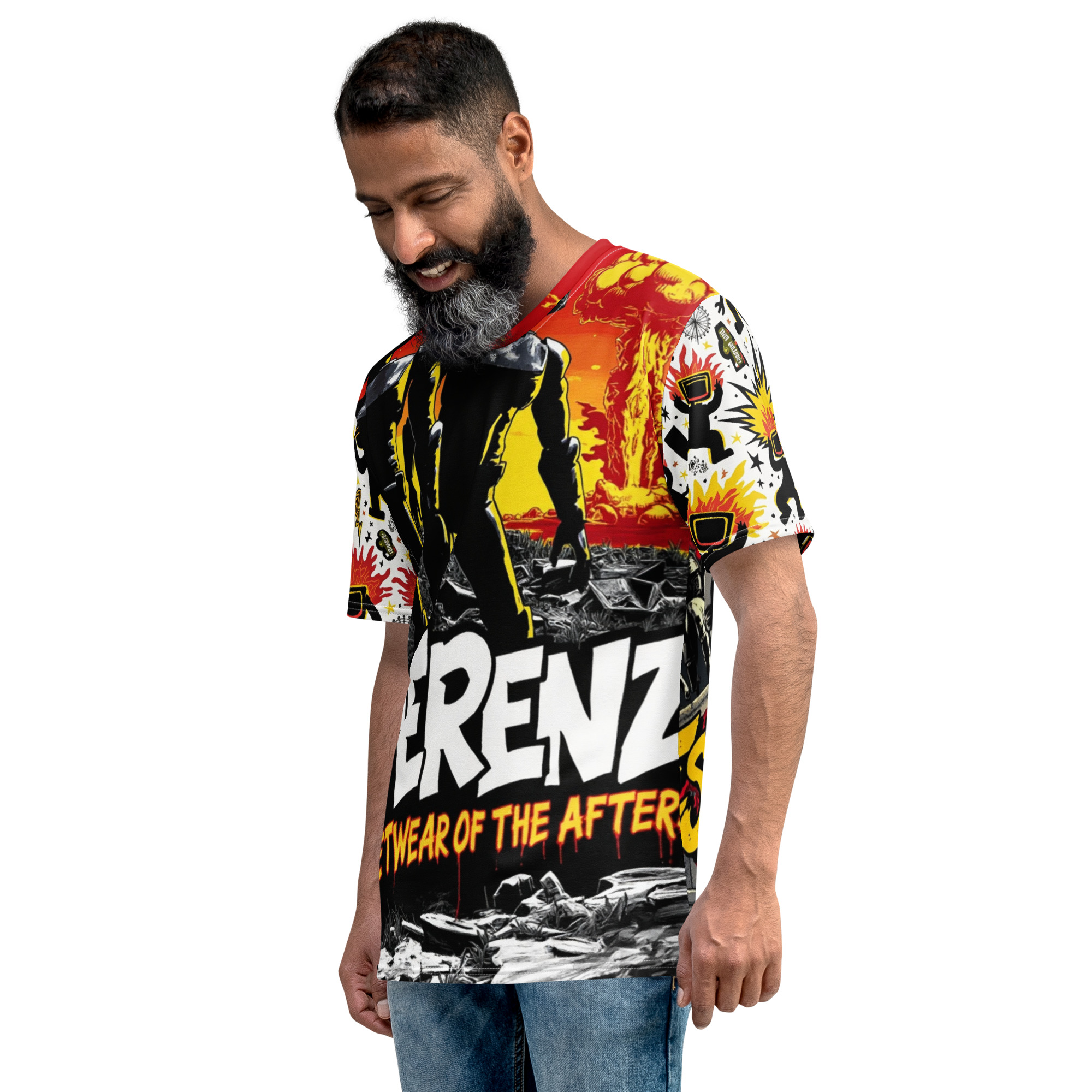 T-shirt homme imprimé all over – Style streetwear exclusif | Esperenza.shop – Image 3