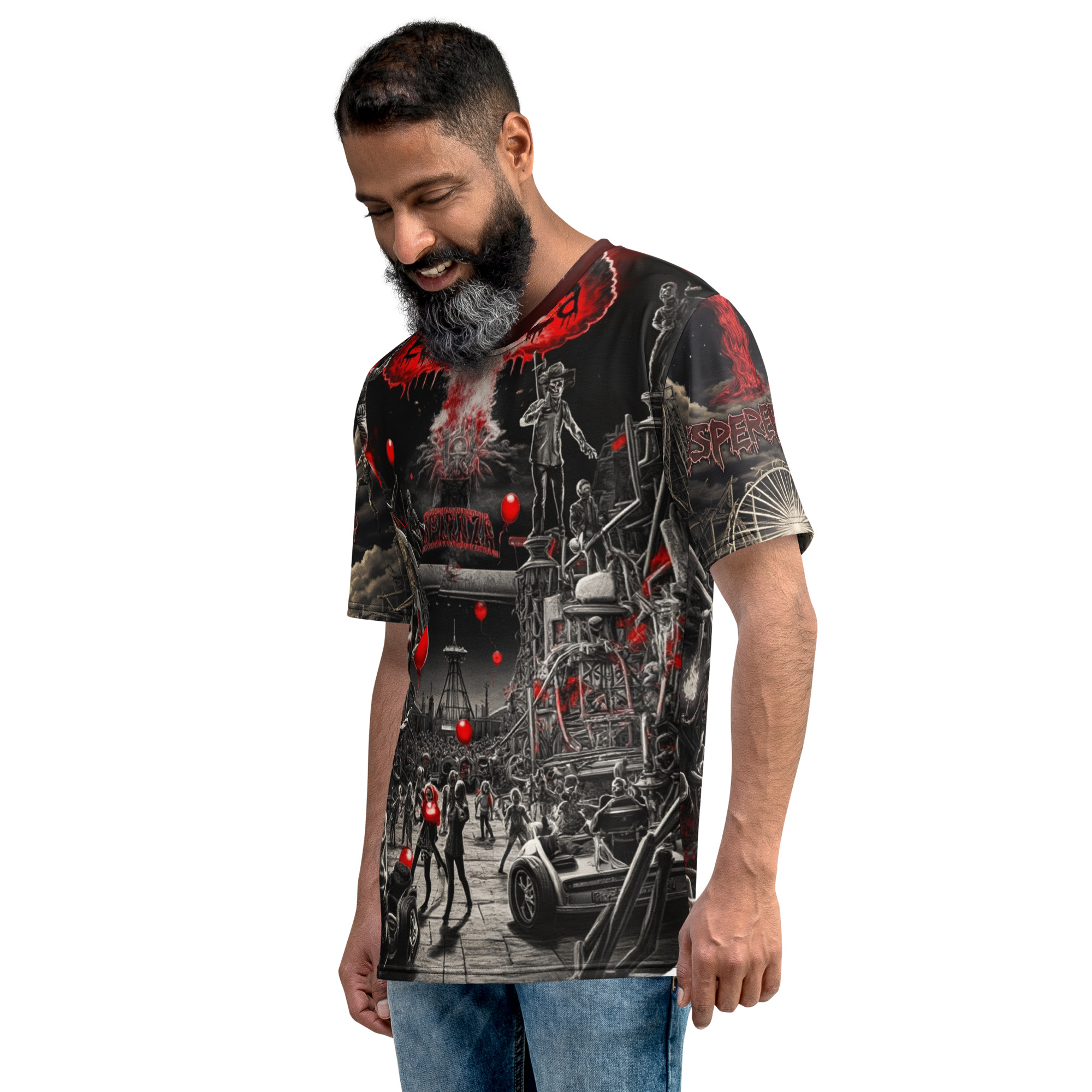 T-Shirt homme serie IT horror impression 3d esperenza – Image 2
