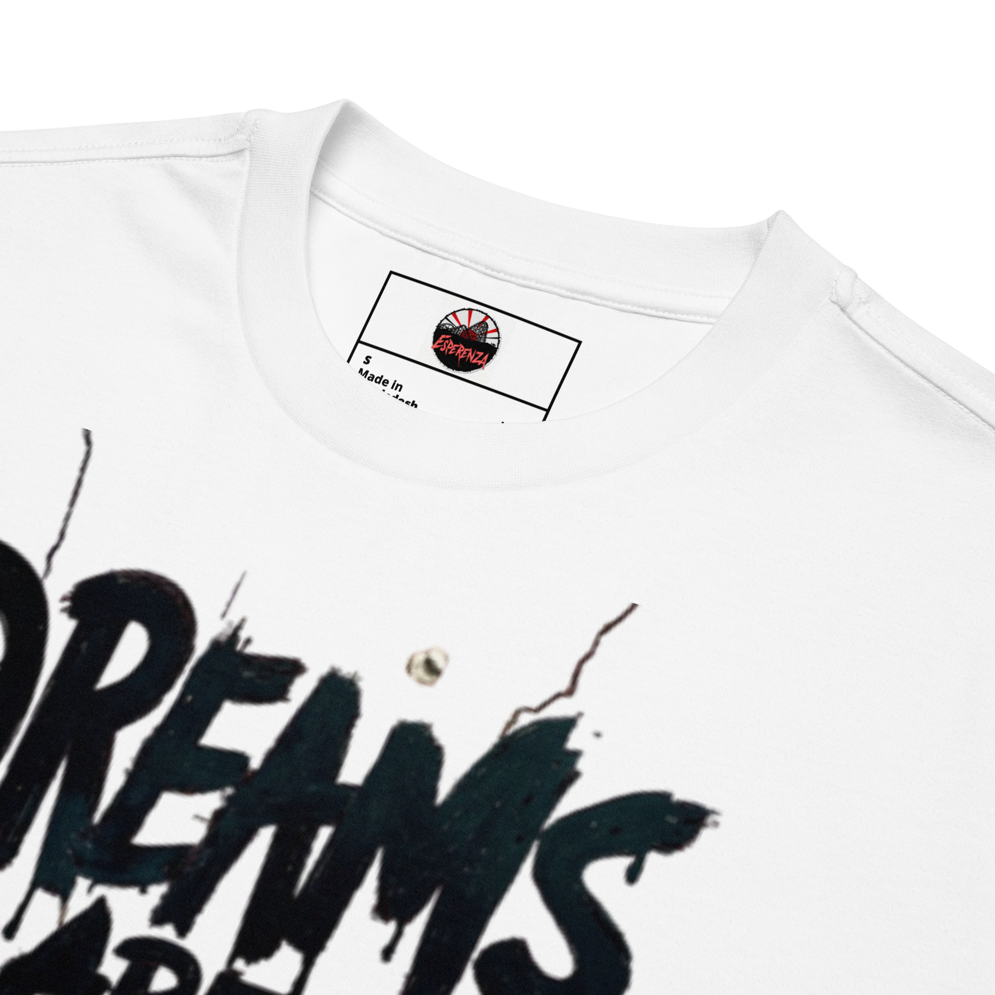 T-shirt lourd oversized esperenza coton – Image 2