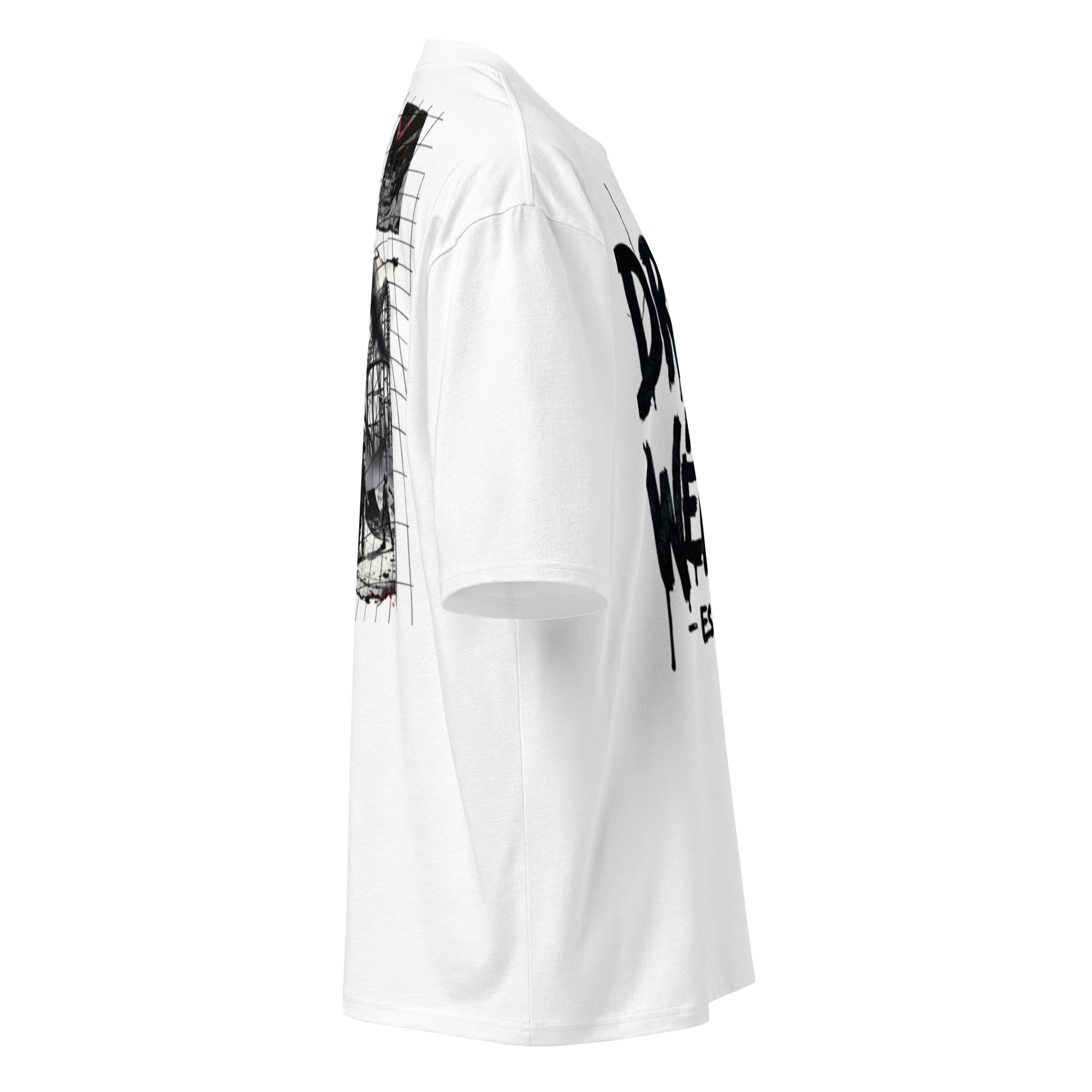 T-shirt lourd oversized esperenza coton – Image 4