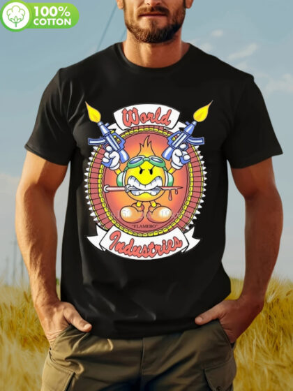 T-shirts Décontractés à Manches Courtes et Col Rond pour Hommes en Été – World Industries