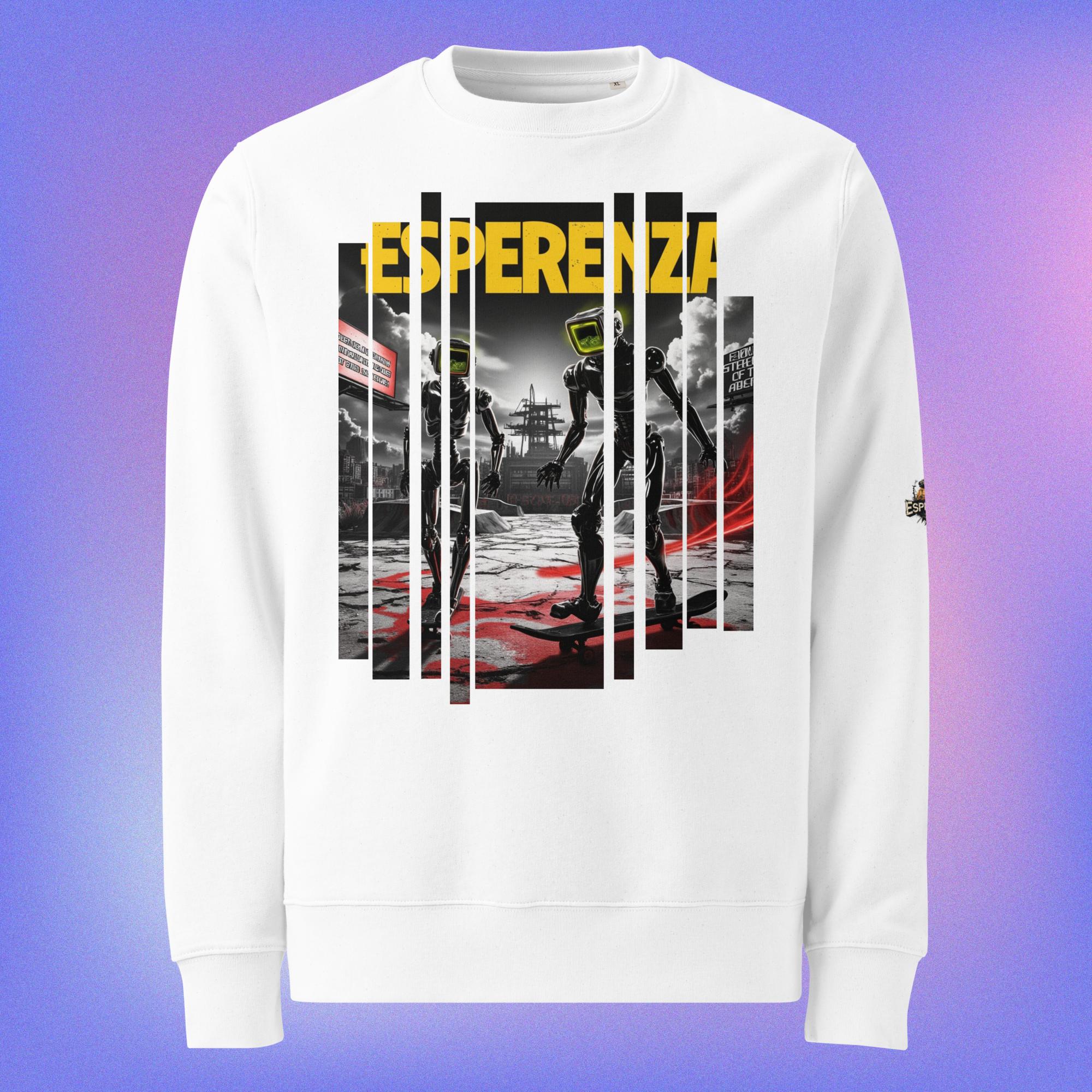 Sweatshirt éco-responsable unisexe esperenza the end has begun