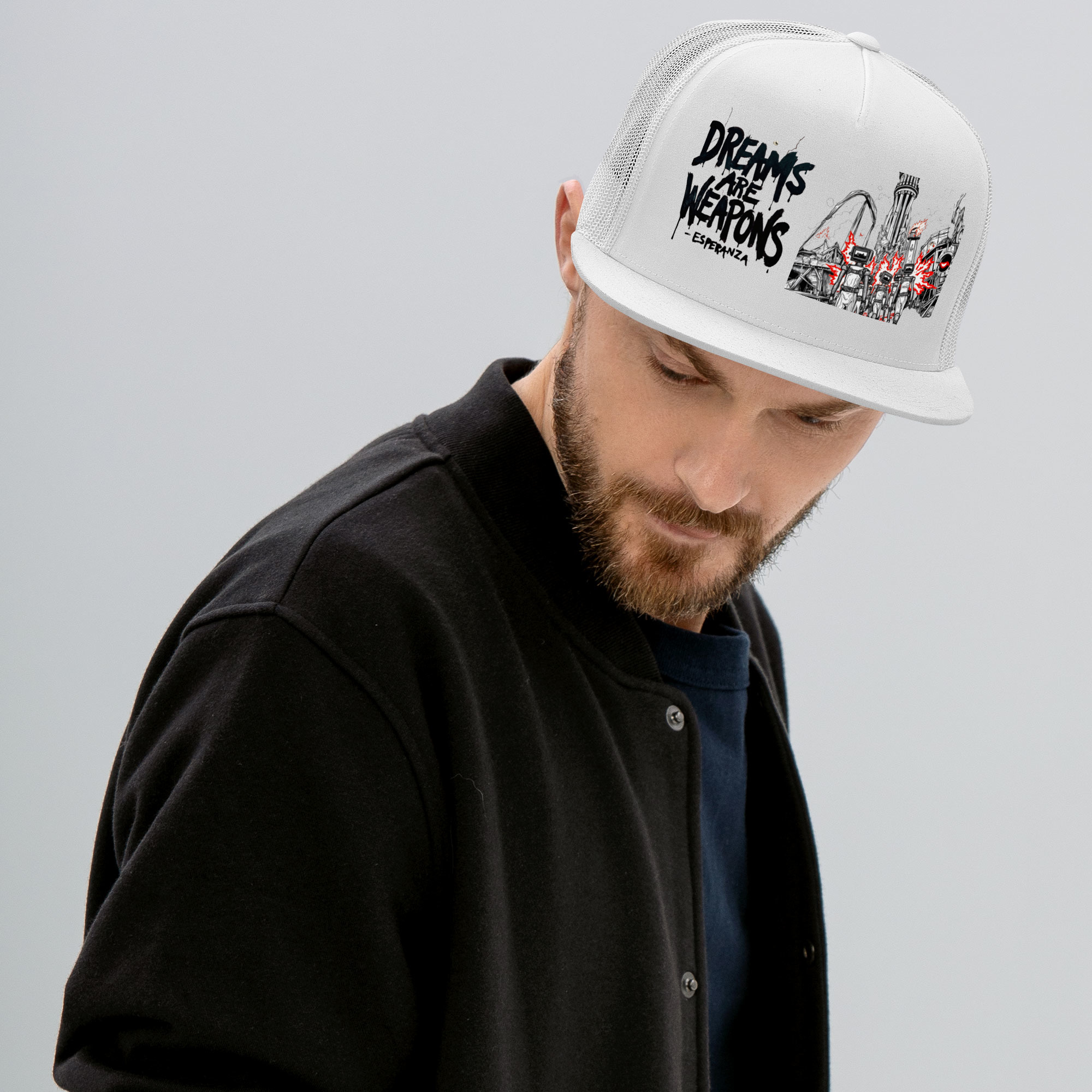 Casquette Trucker Dreams Are Weapons | Streetwear Urbain Esperenza – Image 6