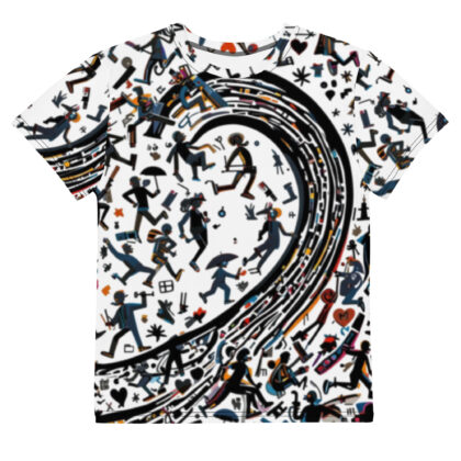 T-shirt col ras du cou adolescent