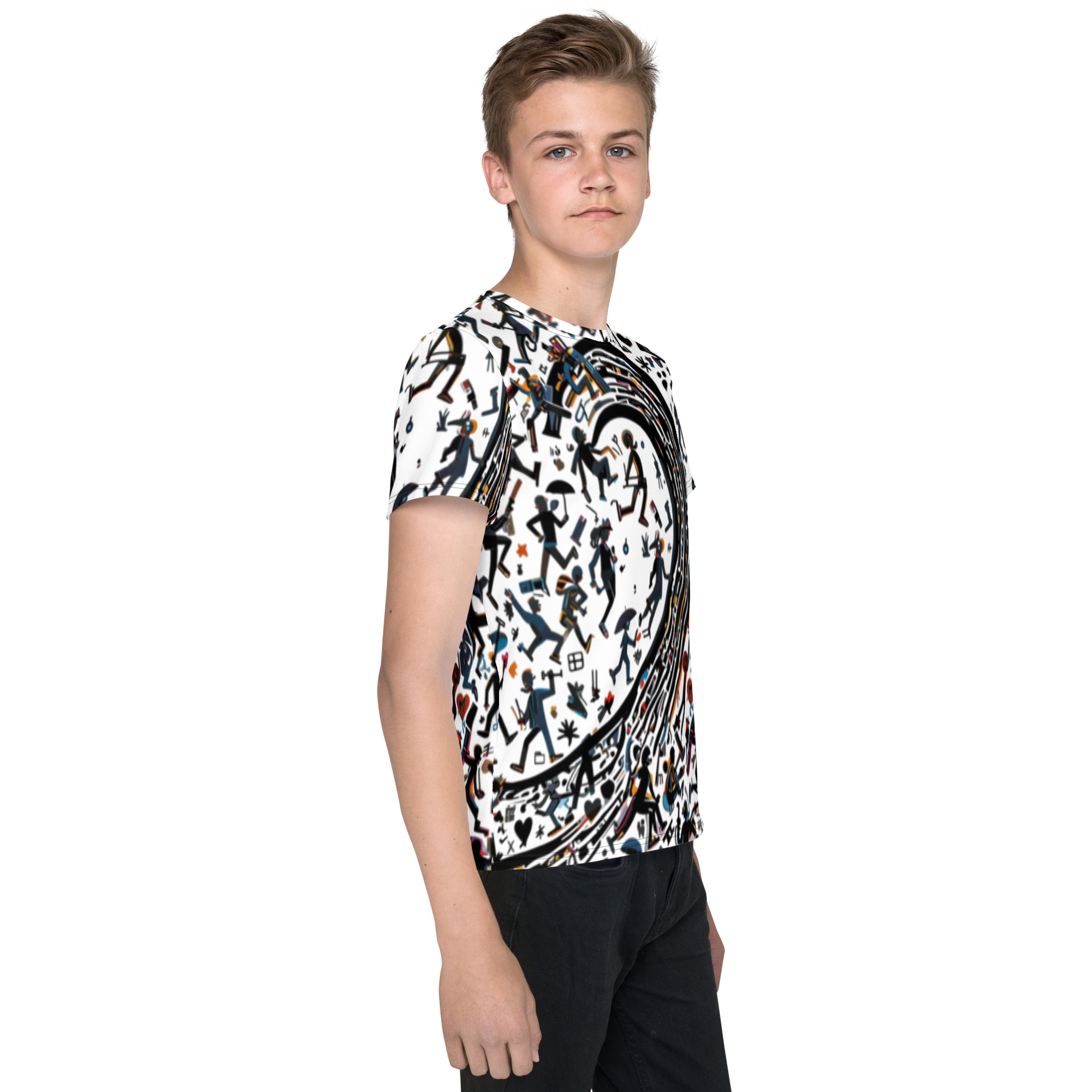 T-shirt col ras du cou adolescent – Image 5