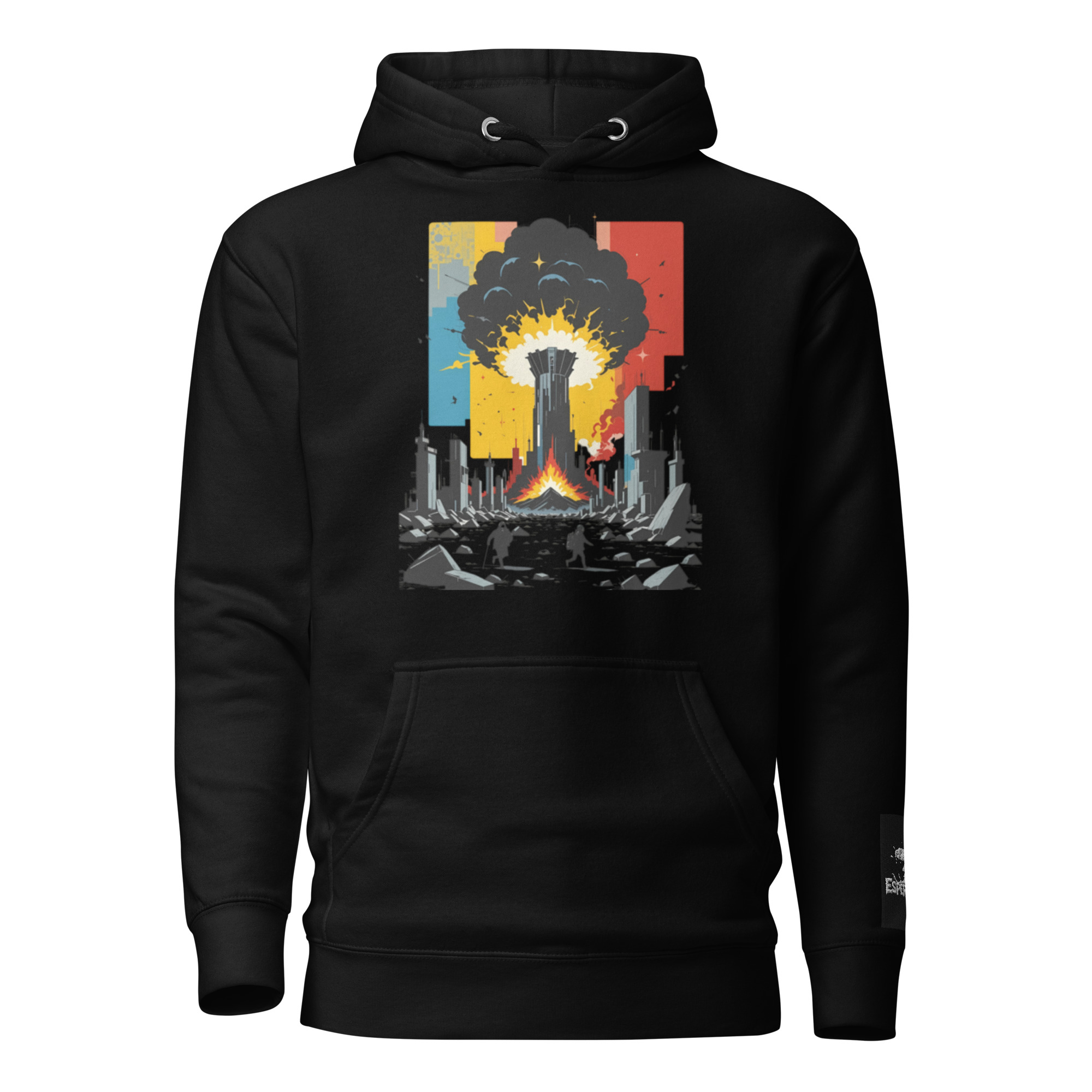 Sweat à capuche unisexe Shattered Horizons Esperenza, logo DTF avant et arrière