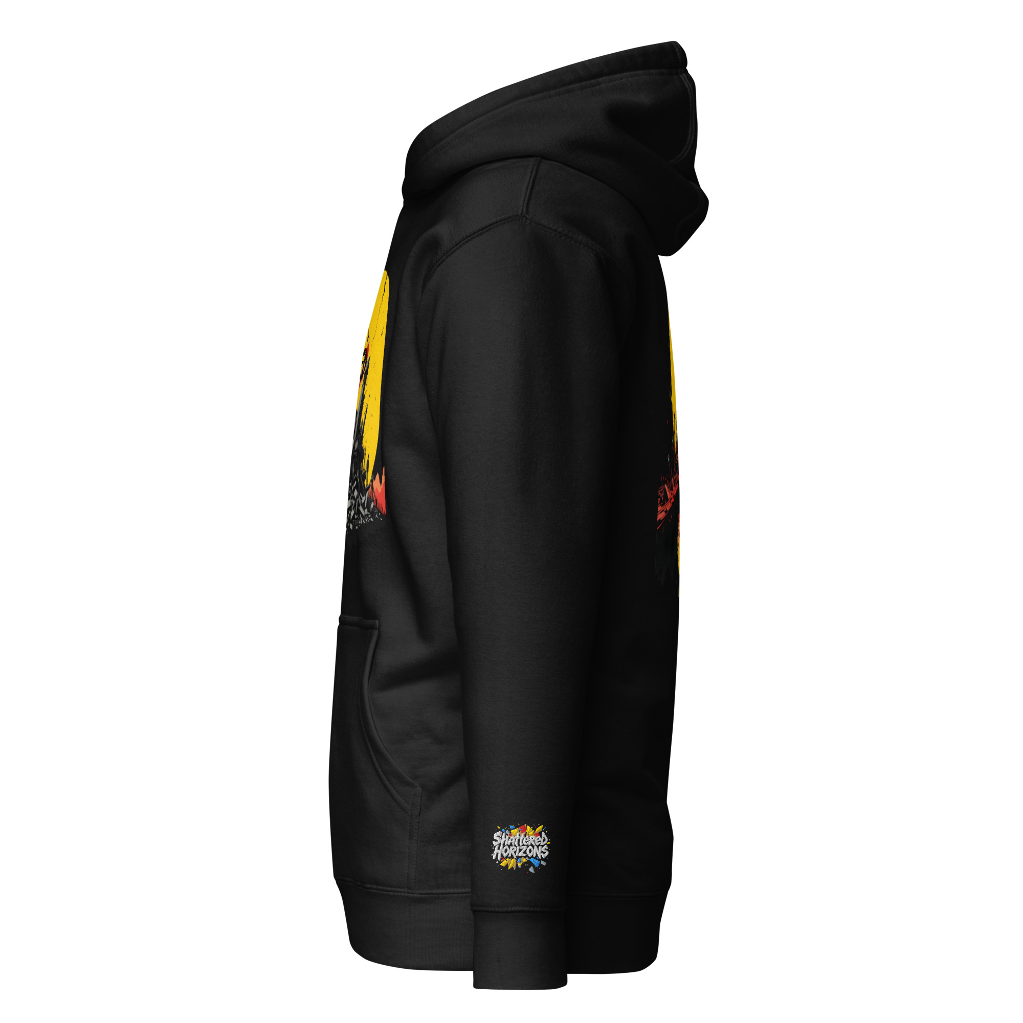 Sweat à capuche Shattered Horizons – Modèle unique – Image 5
