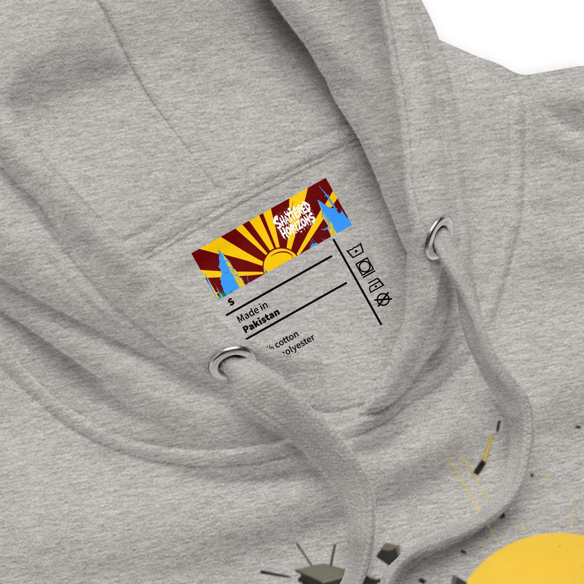 Sweat à capuche Shattered Horizons – Streetwear premium – Image 3