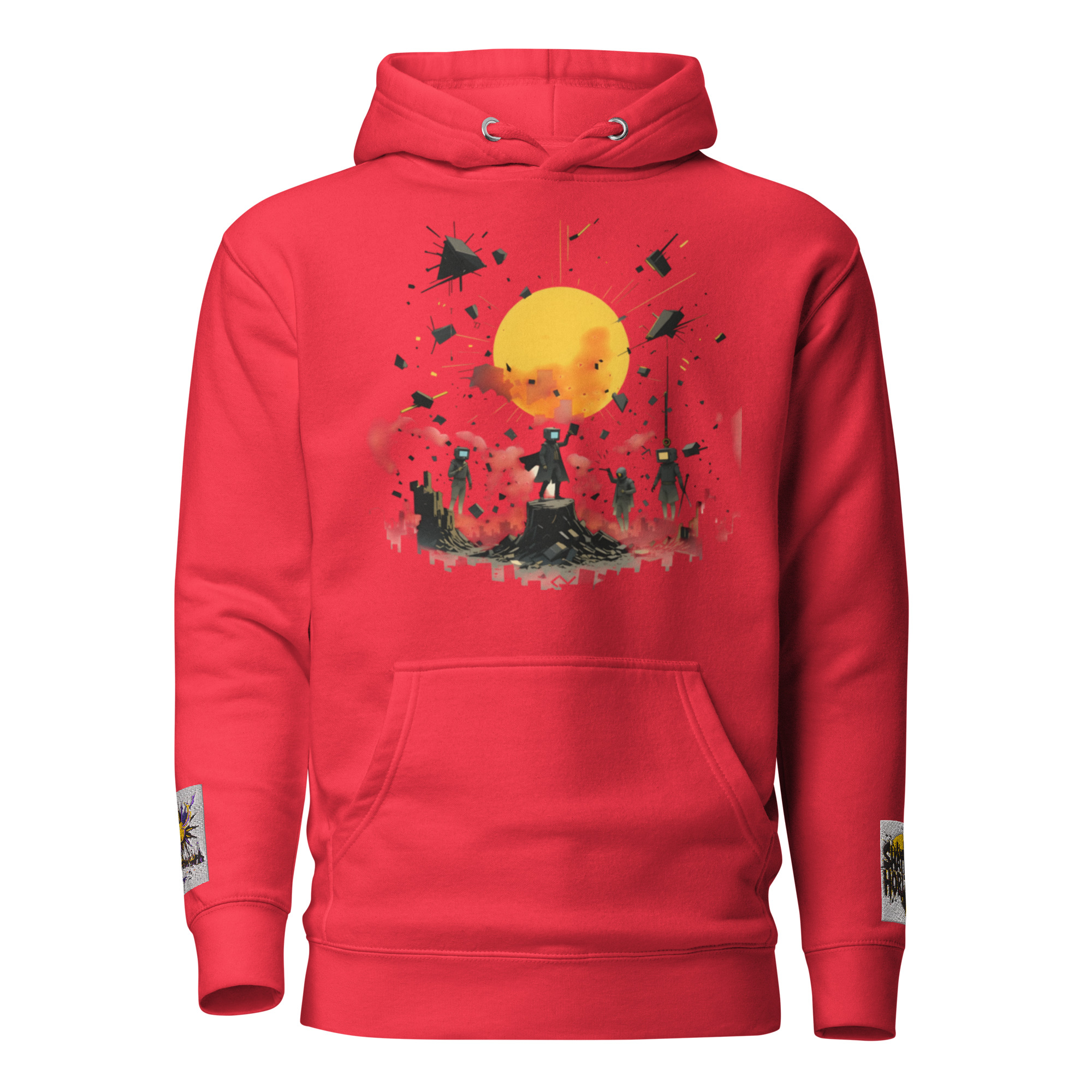 Sweat à capuche Shattered Horizons – Streetwear premium – Image 4