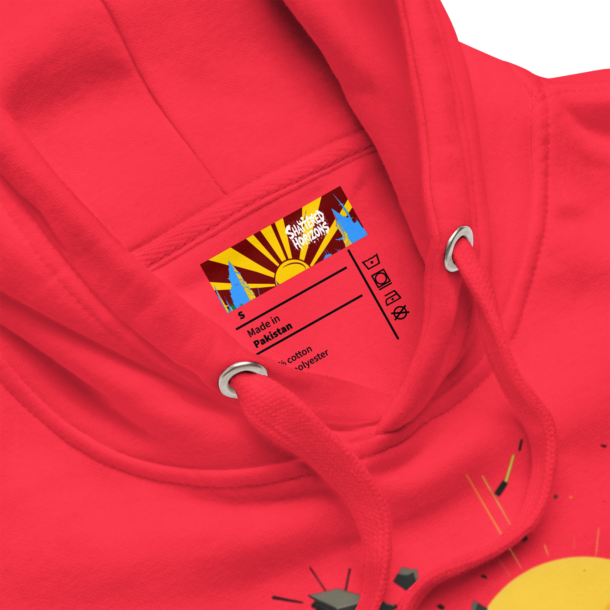 Sweat à capuche Shattered Horizons – Streetwear premium – Image 2