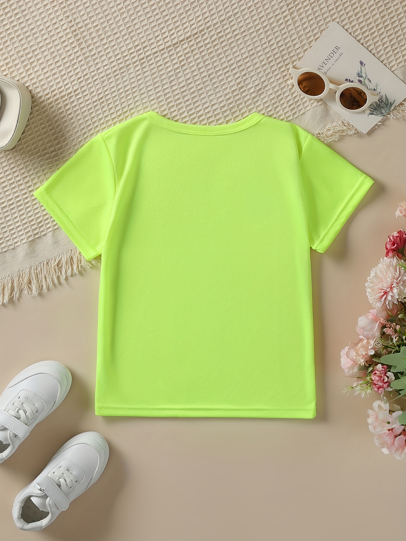 T-shirt à Manches Courtes pour Filles – Motif Cappuccina Ballerina, Printemps/Été – Haut Décontracté – Image 8