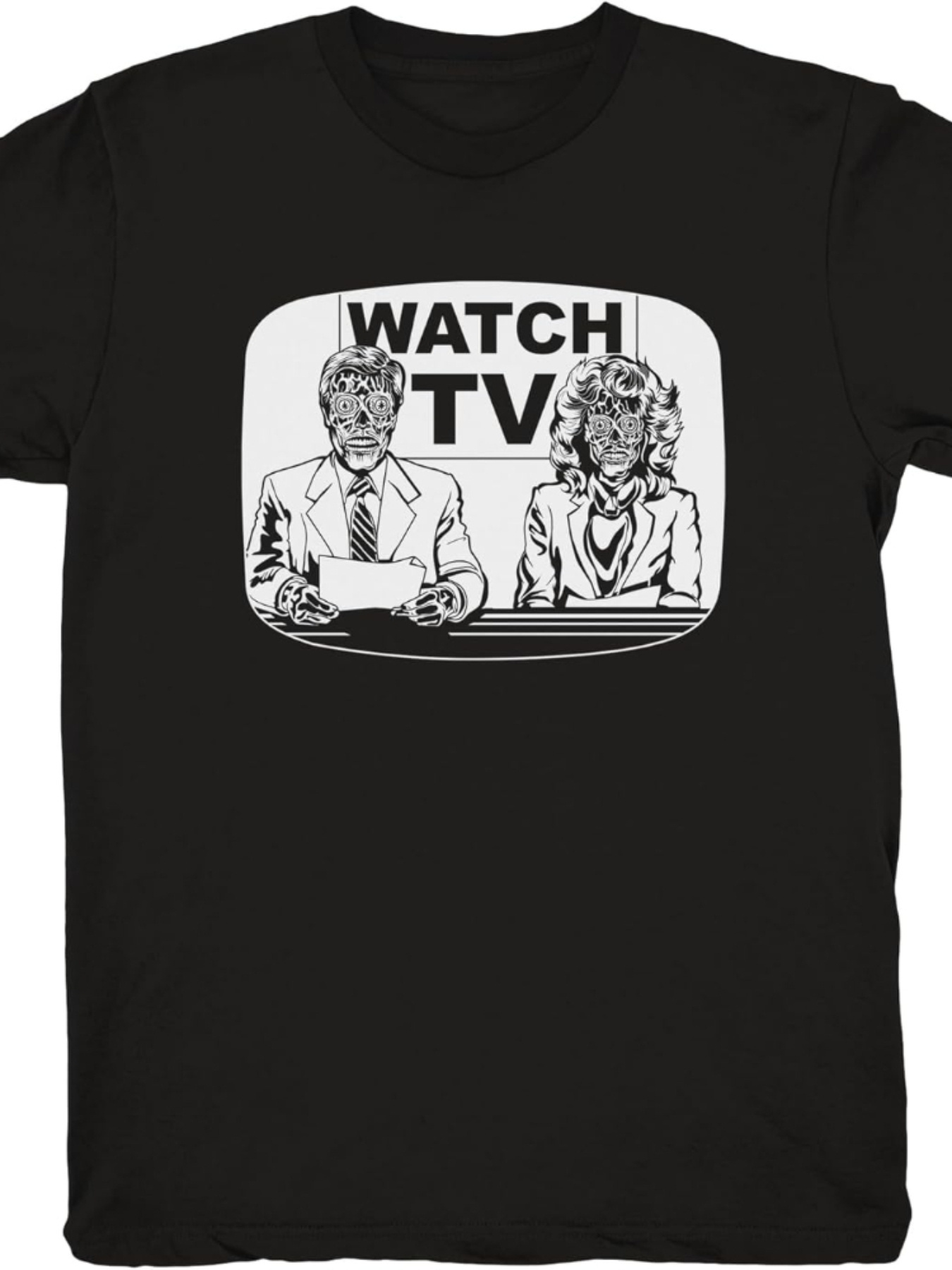 T-Shirt Homme Vintage avec Ancre TV