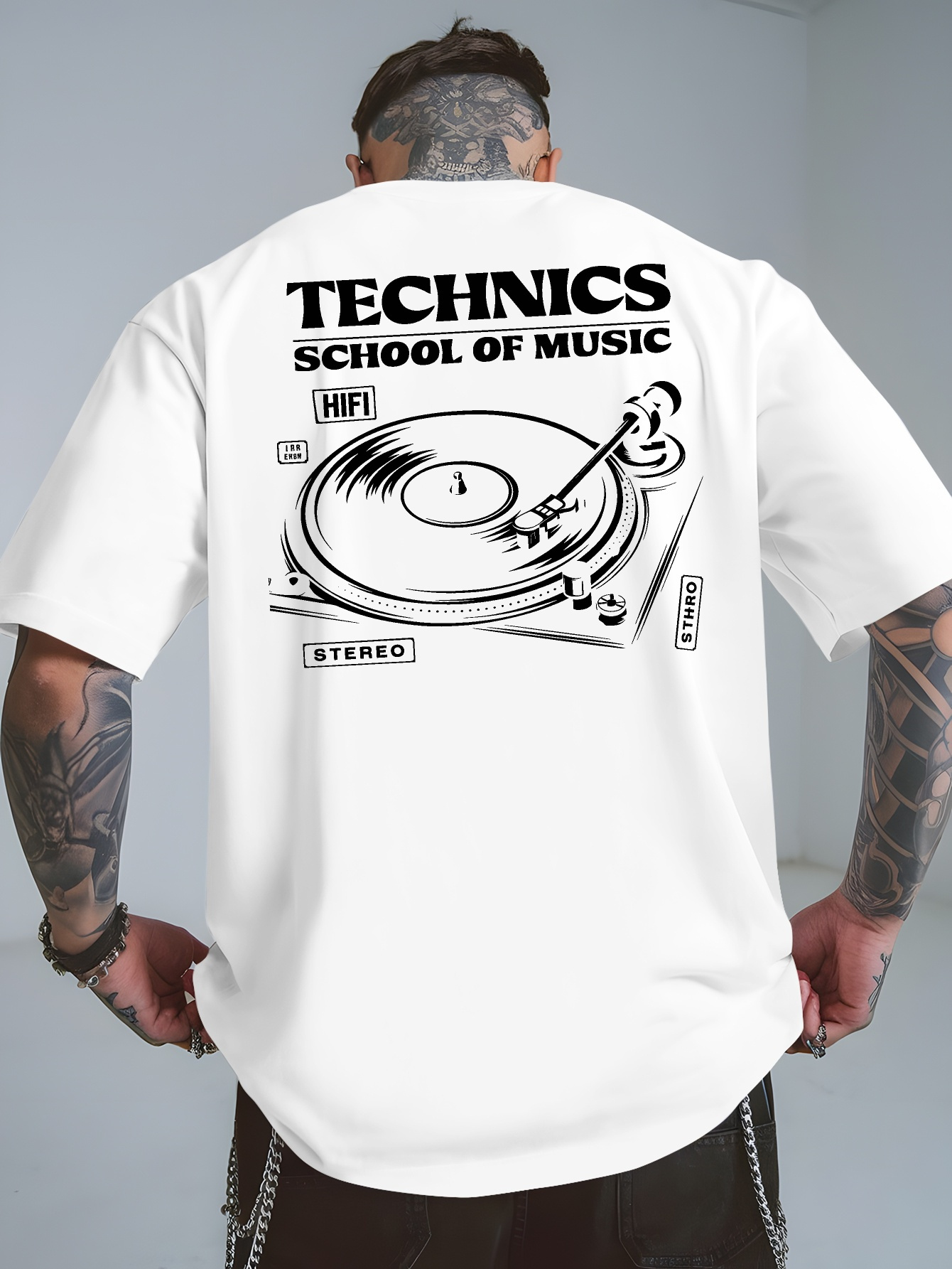 T-shirt graphique Technics School of Music – Image 4