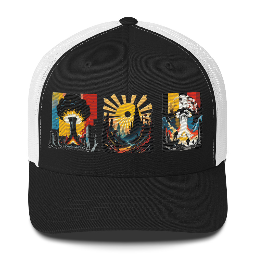 Casquette Trucker shattered horizons brodé – Image 2