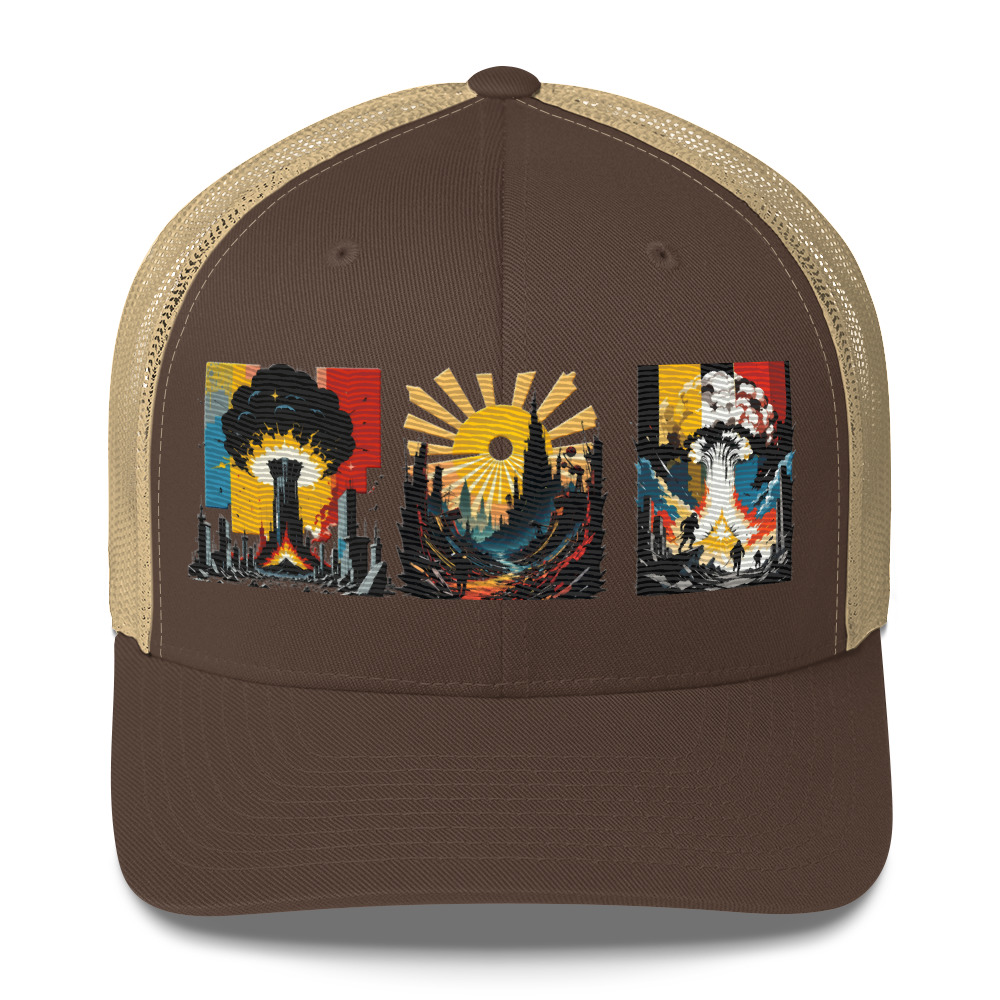 Casquette Trucker shattered horizons brodé – Image 8