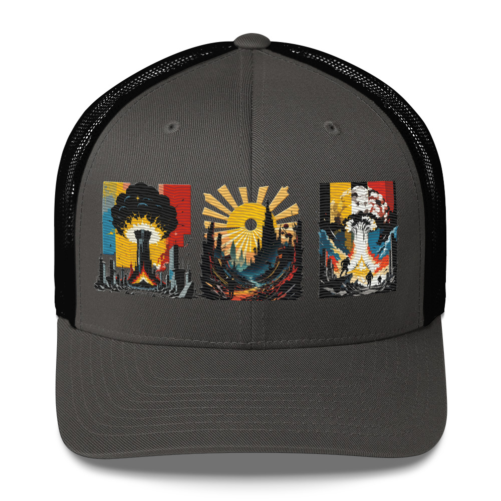 Casquette Trucker shattered horizons brodé – Image 5