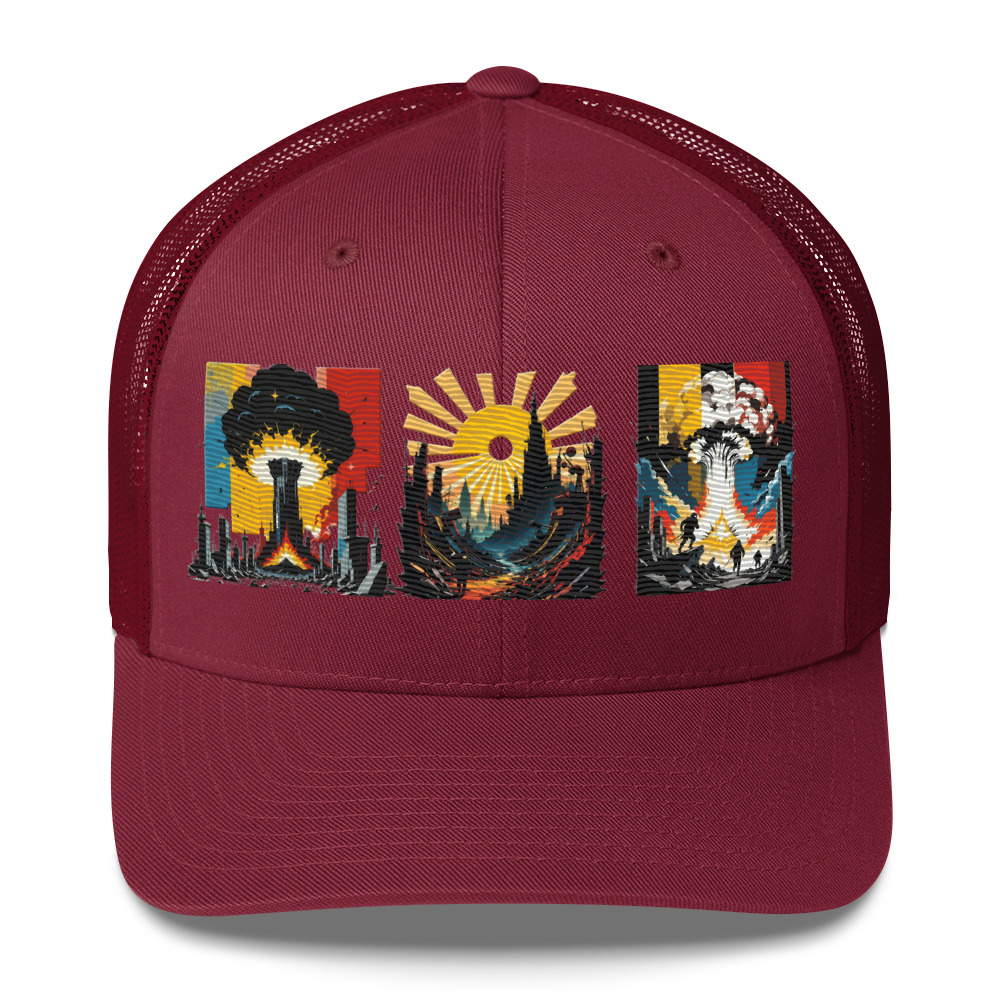 Casquette Trucker shattered horizons brodé – Image 6