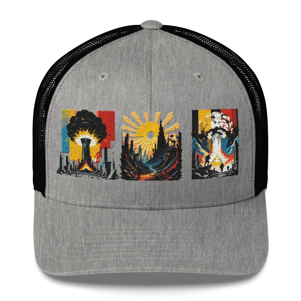 Casquette Trucker shattered horizons brodé – Image 9