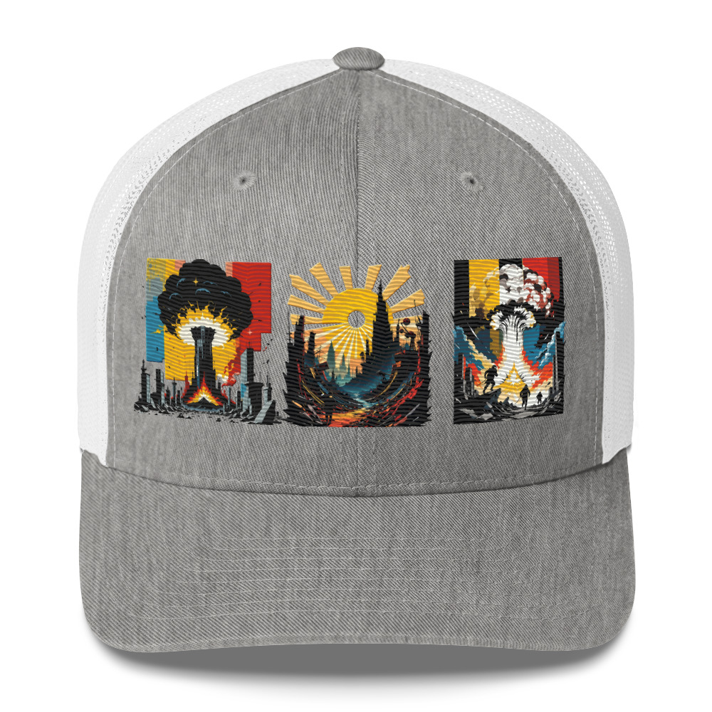 Casquette Trucker shattered horizons brodé – Image 10
