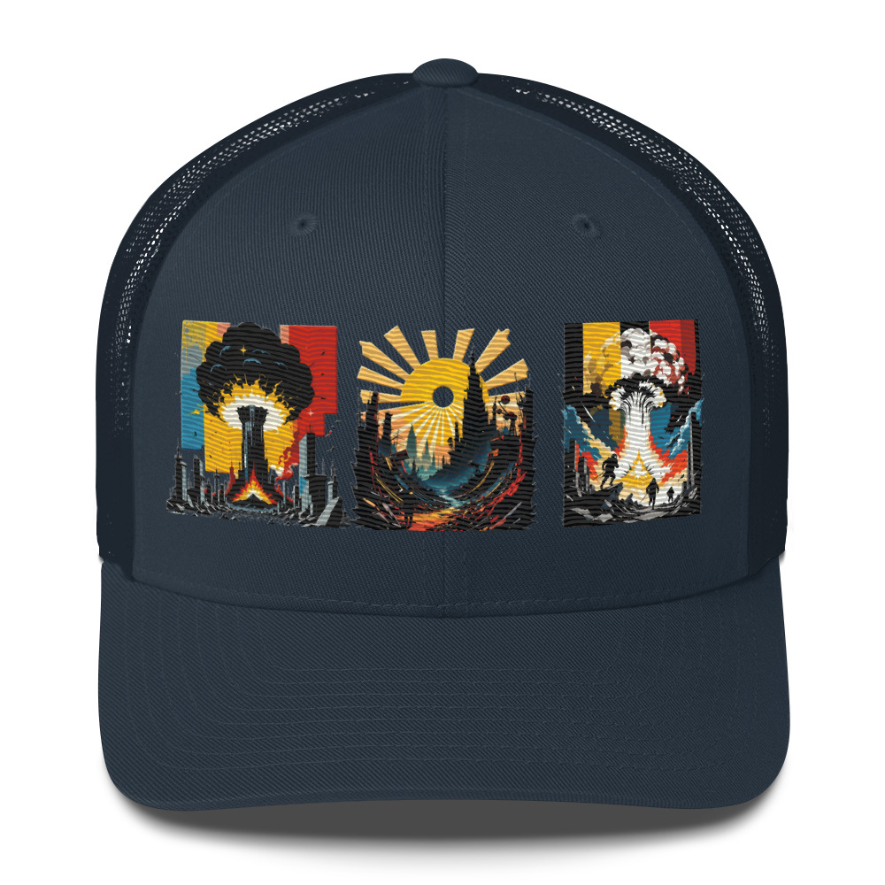 Casquette Trucker shattered horizons brodé – Image 3