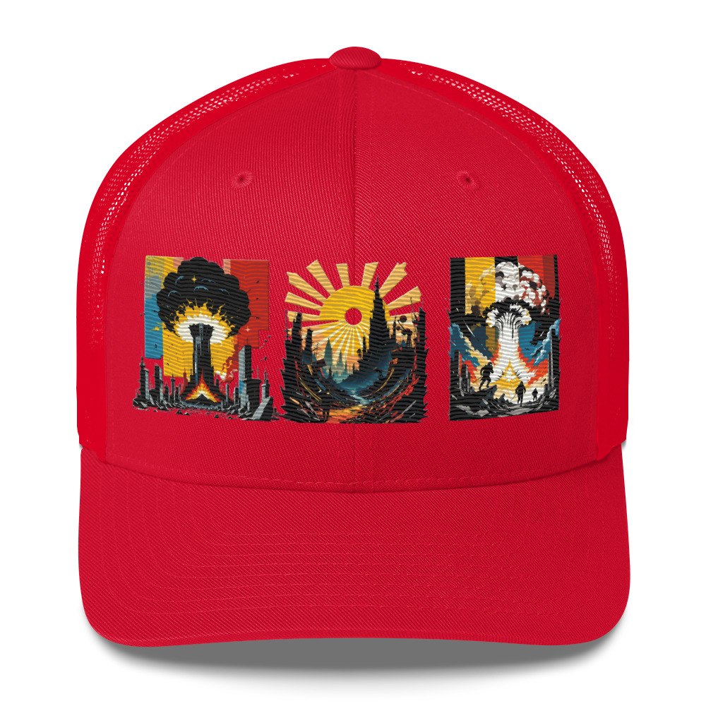 Casquette Trucker shattered horizons brodé – Image 7