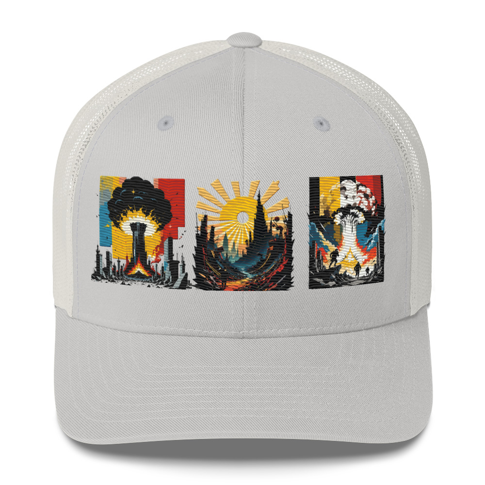 Casquette Trucker shattered horizons brodé – Image 11