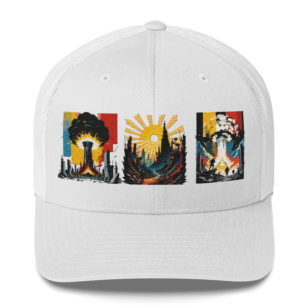 Casquette Trucker shattered horizons brodé – Image 12