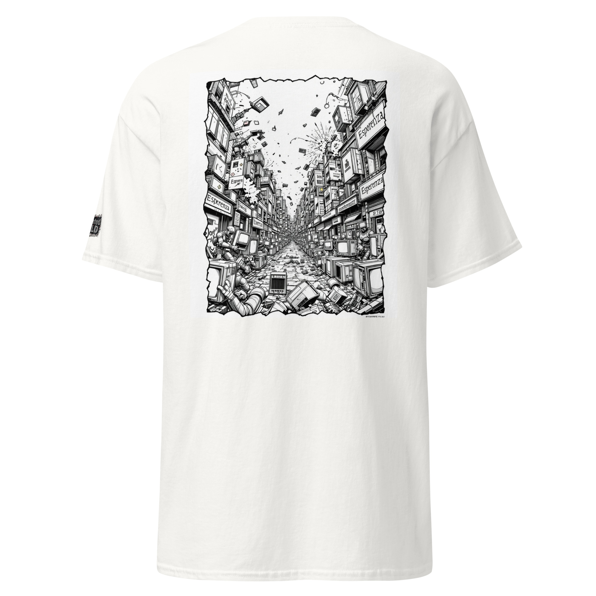 T-shirt classique unisexe Fragments of Tomorrow | Streetwear exclusif – Image 3
