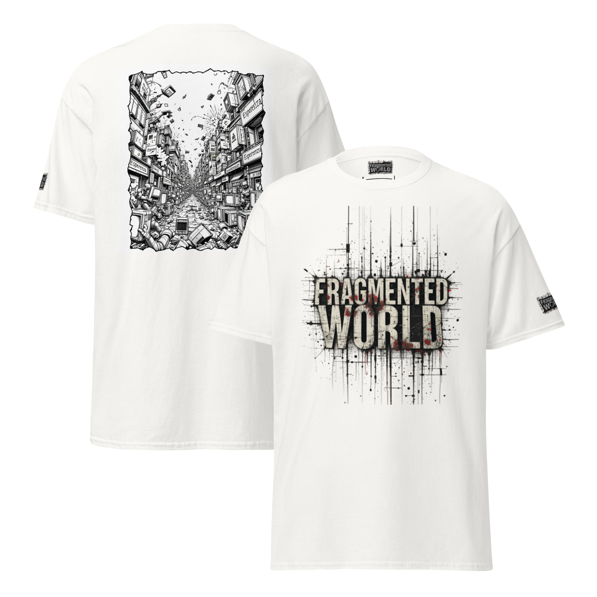 T-shirt classique unisexe Fragments of Tomorrow | Streetwear exclusif – Image 2