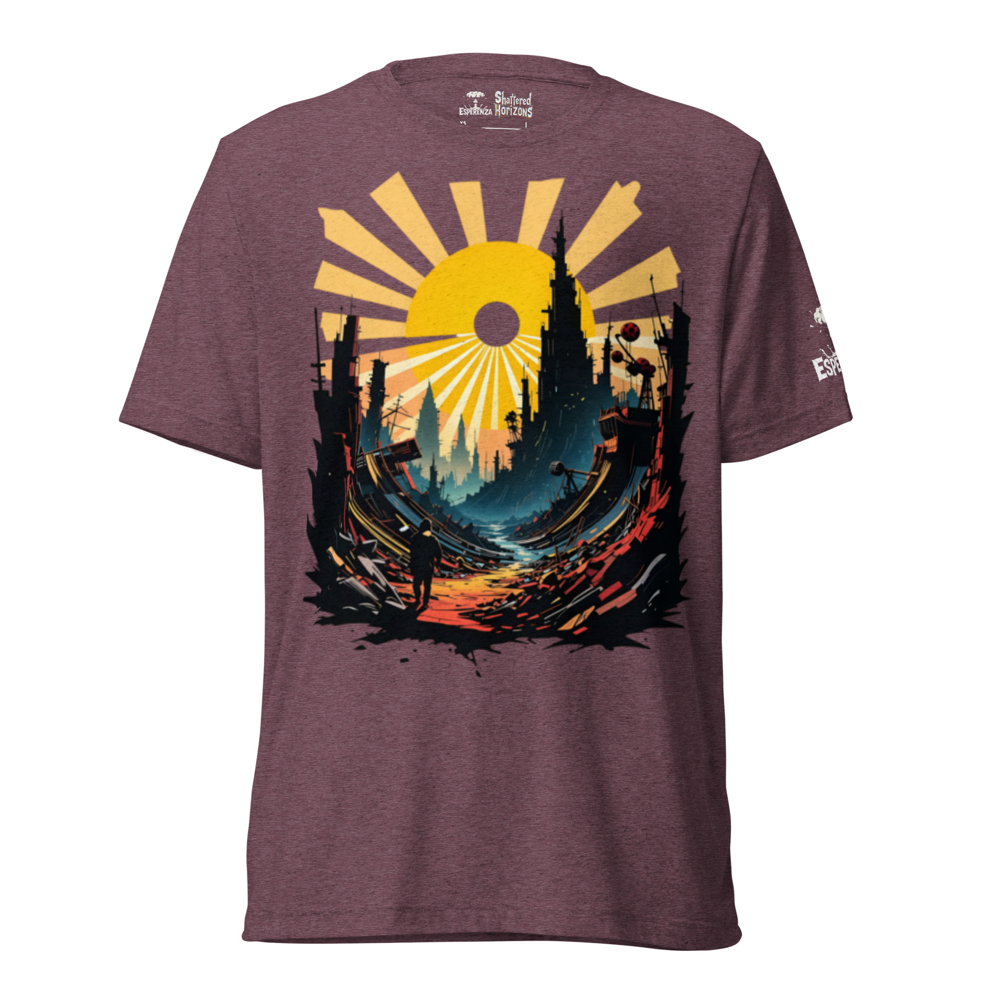 T-shirt Shattered Horizons coton mélangé – Image 11