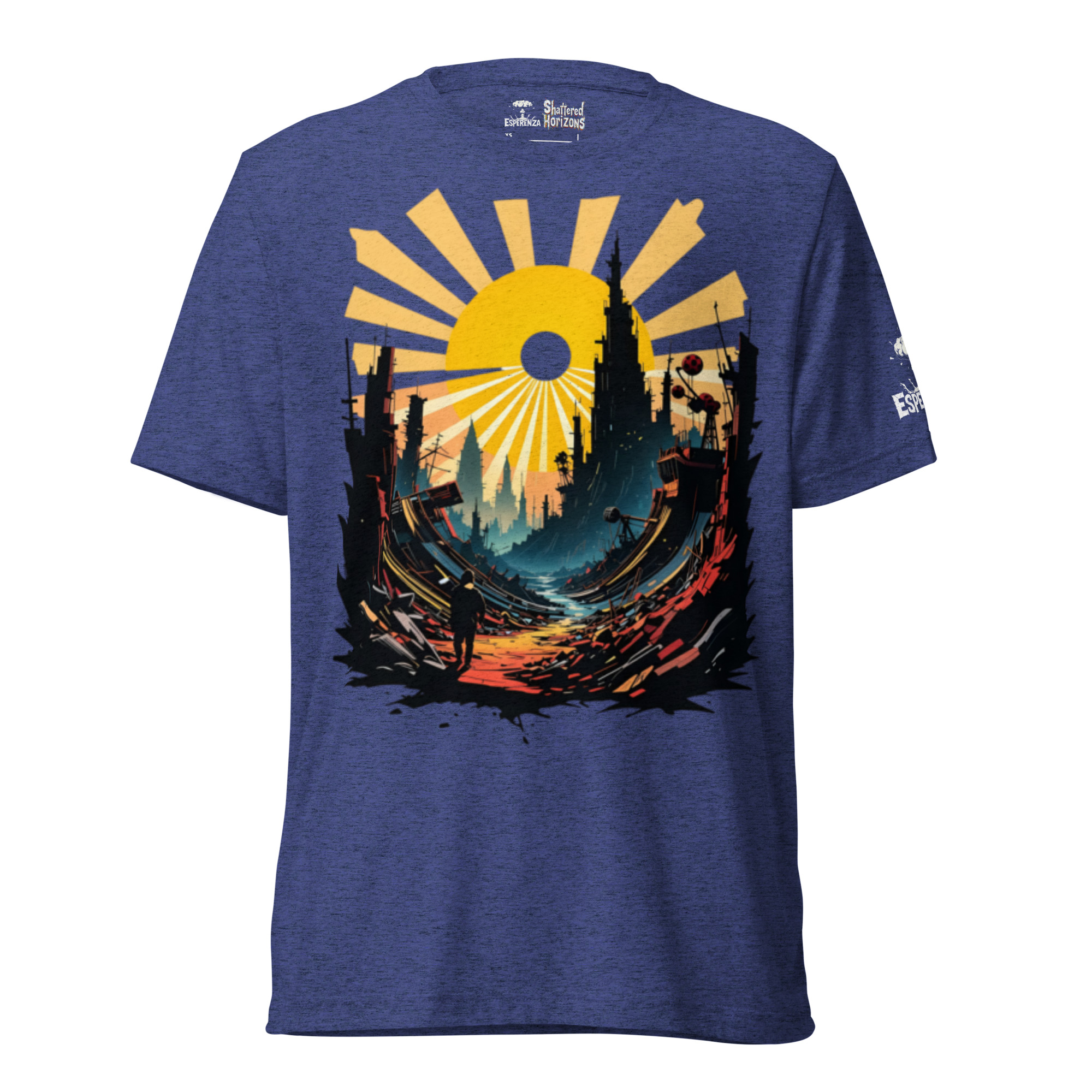 T-shirt Shattered Horizons coton mélangé – Image 7