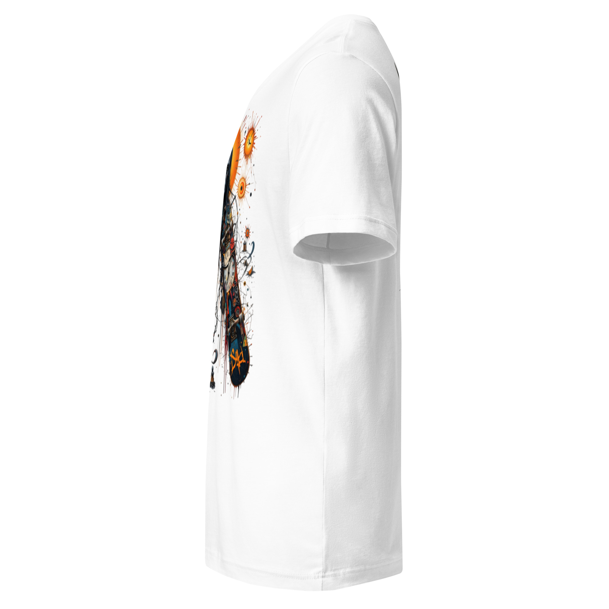 T-shirt Col V Unisexe – Shattered Horizons | Esperenza – Image 4