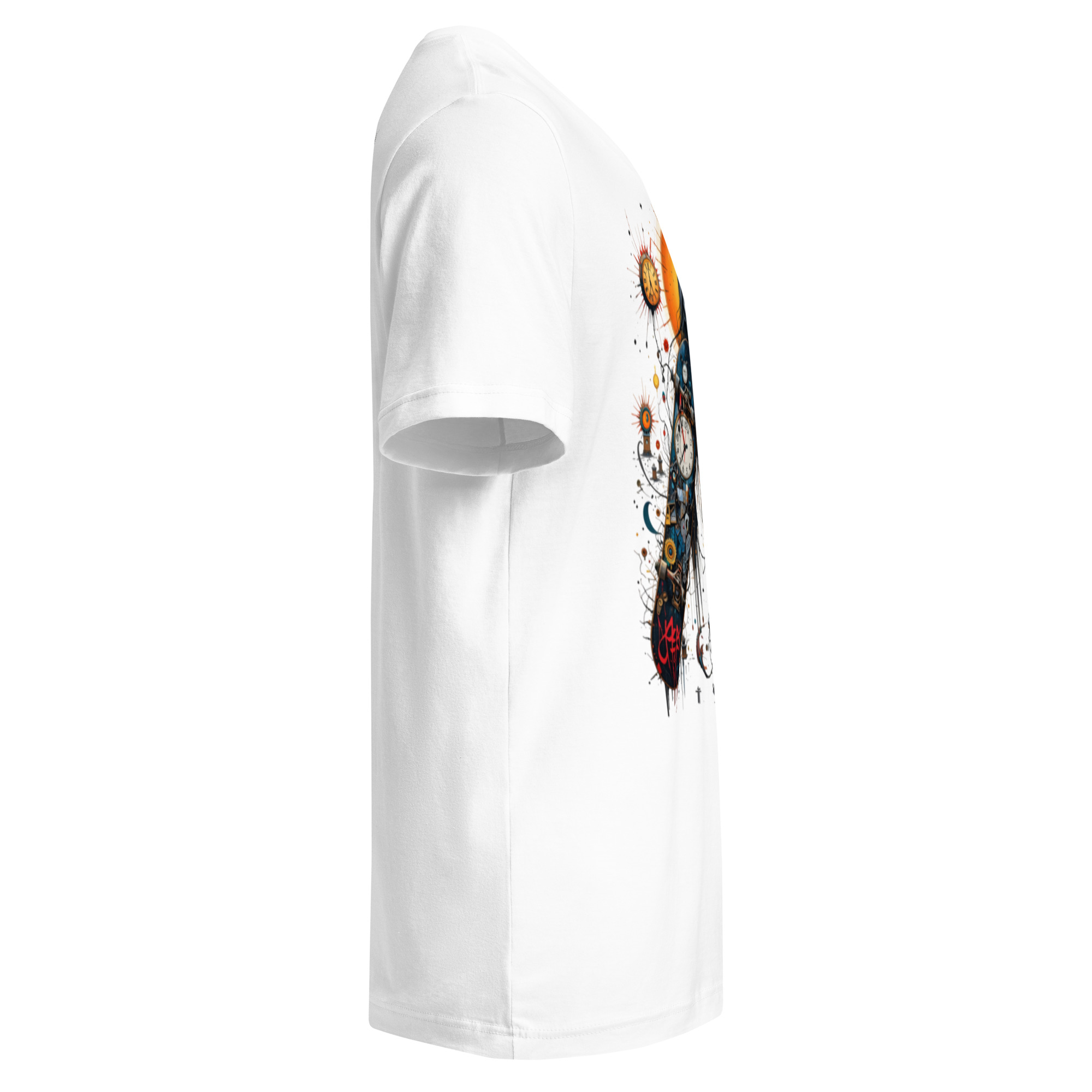 T-shirt Col V Unisexe – Shattered Horizons | Esperenza – Image 5