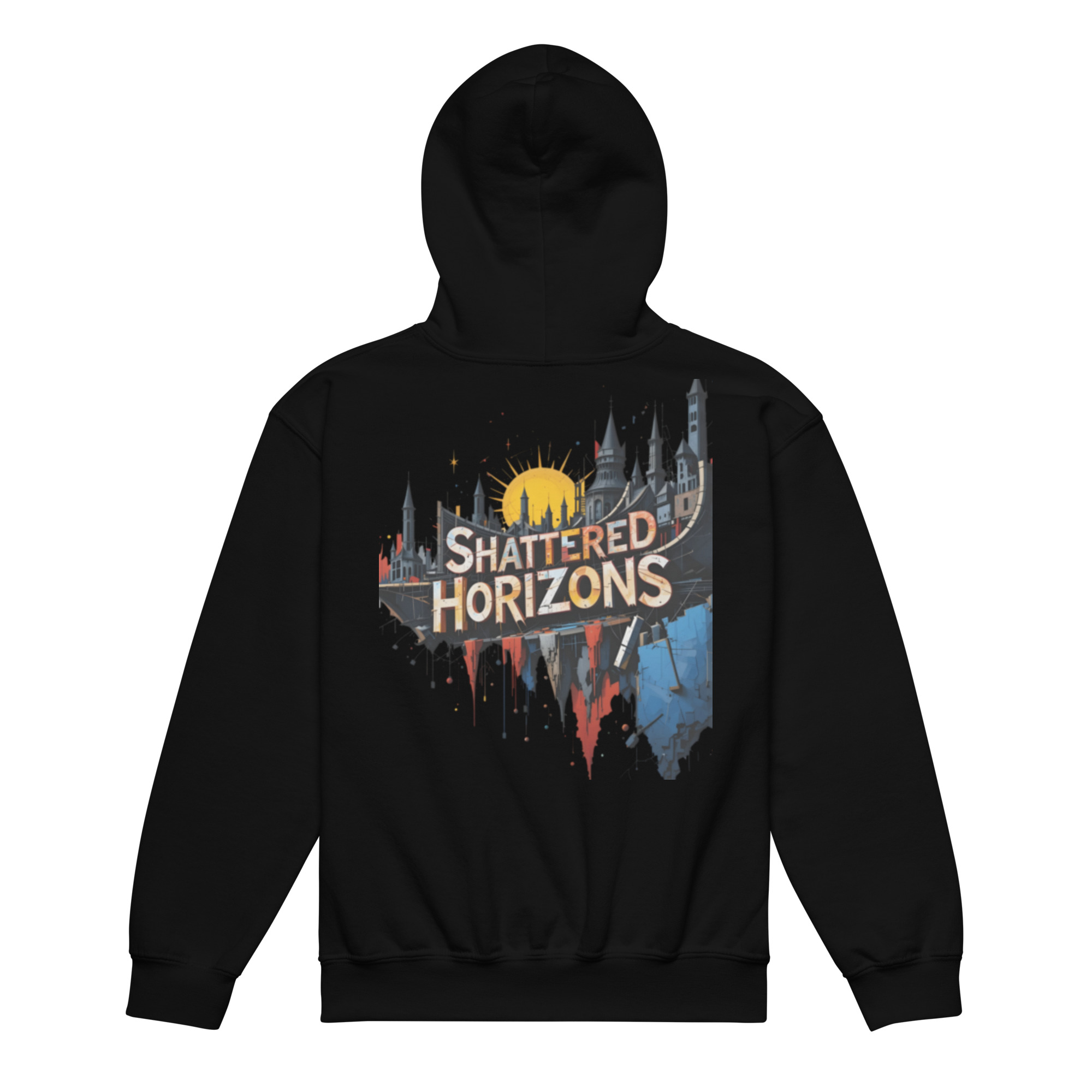 Sweat à Capuche Enfant – Shattered Horizons | Esperenza – Image 2