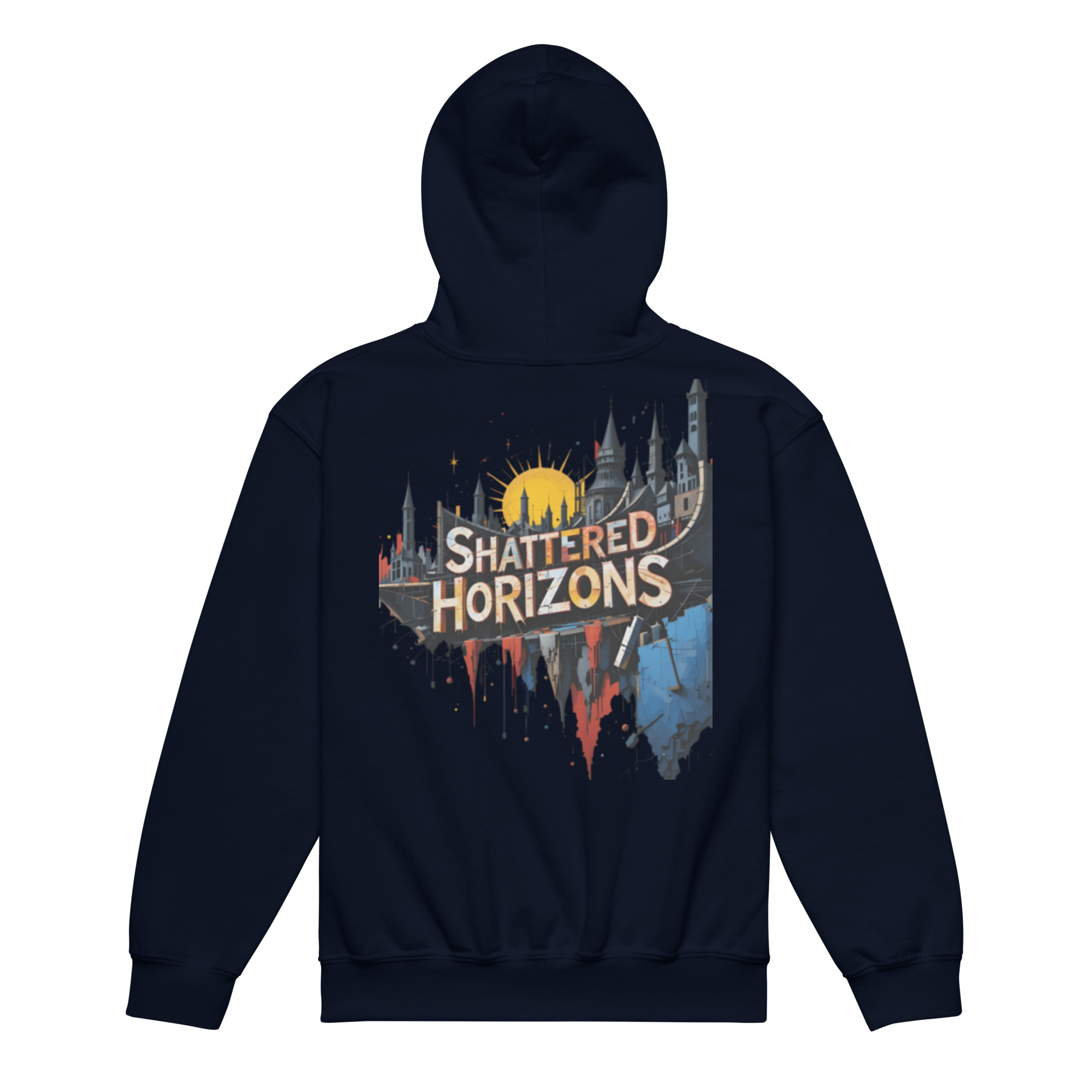 Sweat à Capuche Enfant – Shattered Horizons | Esperenza – Image 4