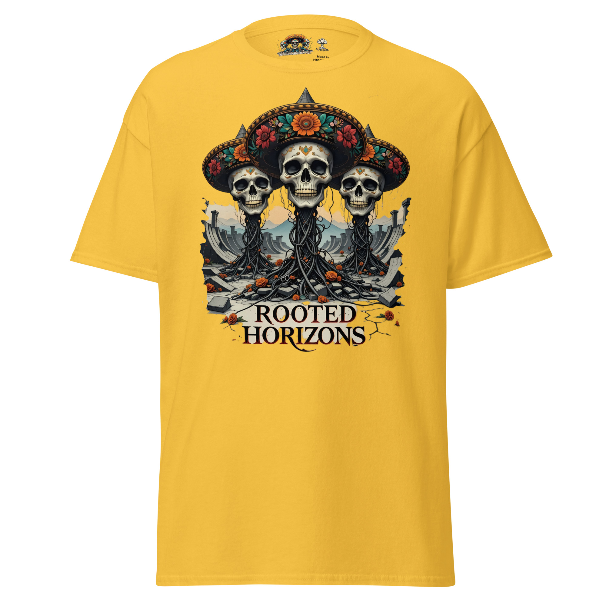 t-shirt-rooted-horizons – Skulls & Sombreros Edition – Image 15