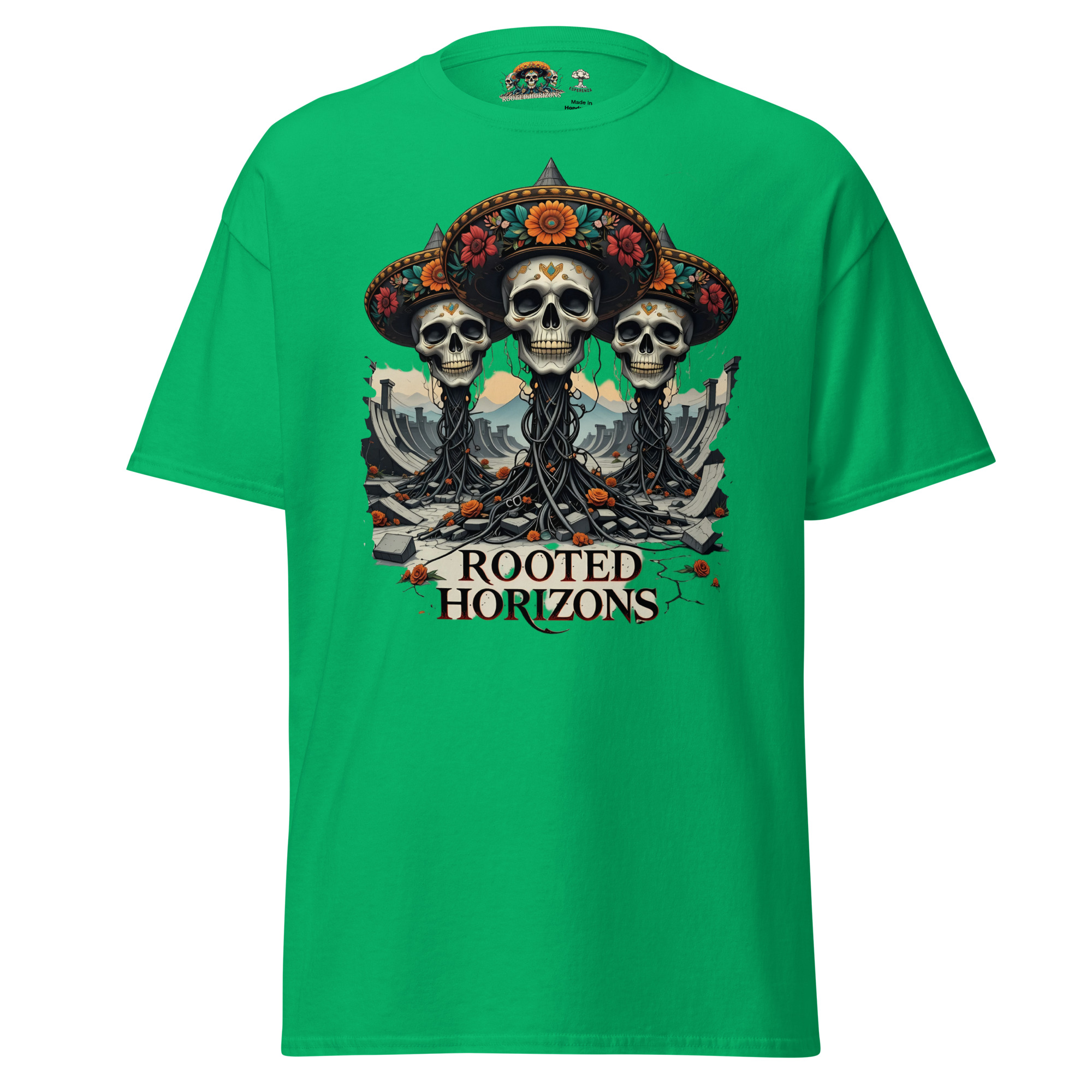 t-shirt-rooted-horizons – Skulls & Sombreros Edition – Image 11