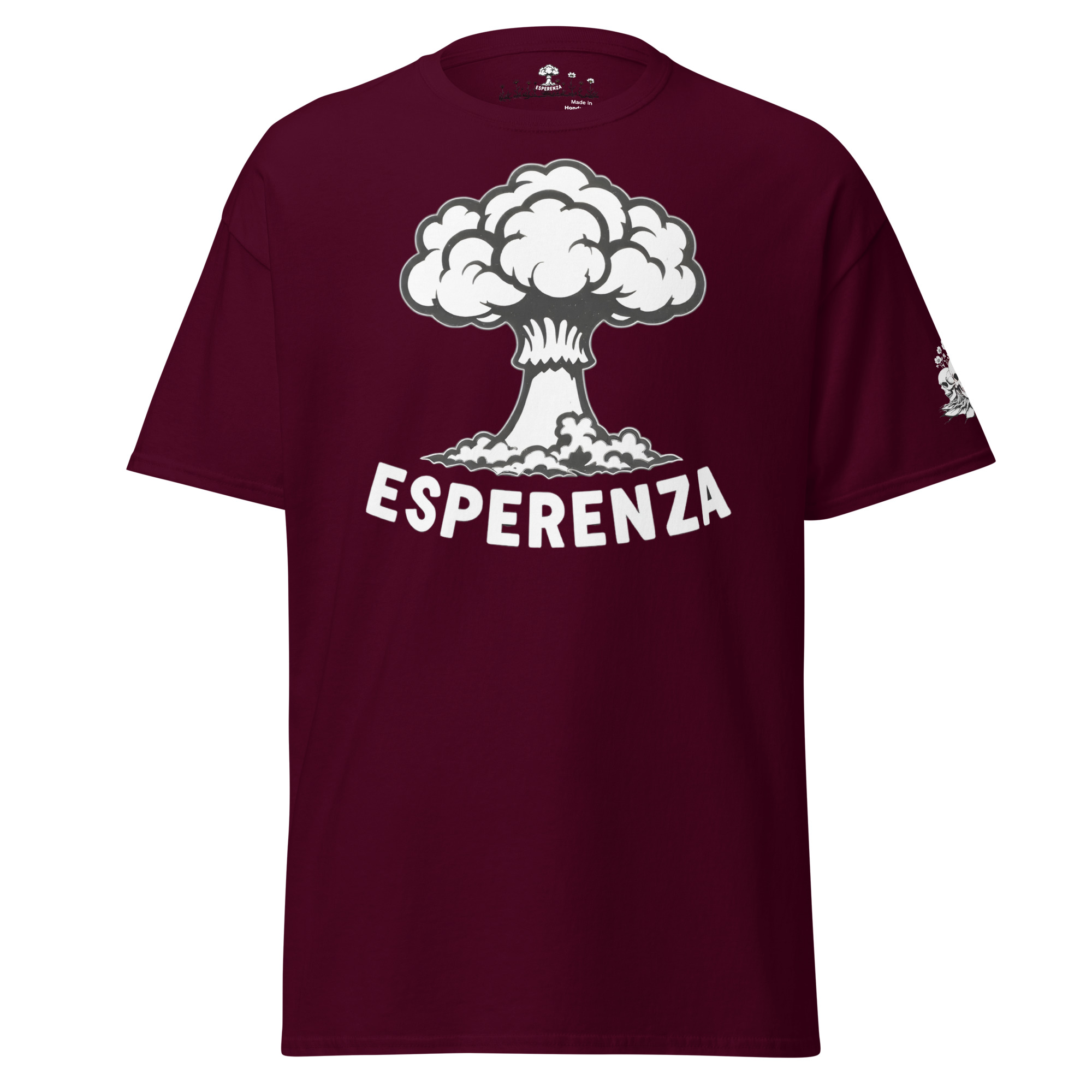 t-shirt classique Esperenza Collection – coupe unisexe 100 % coton blanc