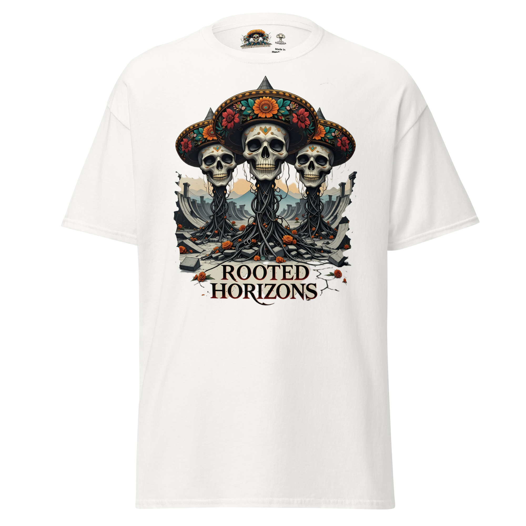 t-shirt-rooted-horizons – Skulls & Sombreros Edition – Image 22