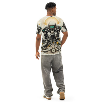 T-shirt à col rond en coton pour hommes