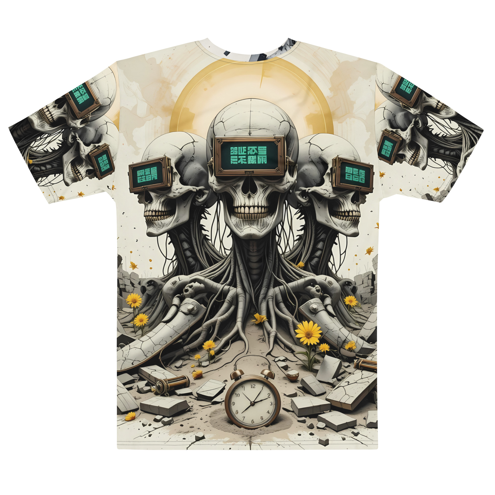 T-shirt à col rond en coton pour hommes – Image 3