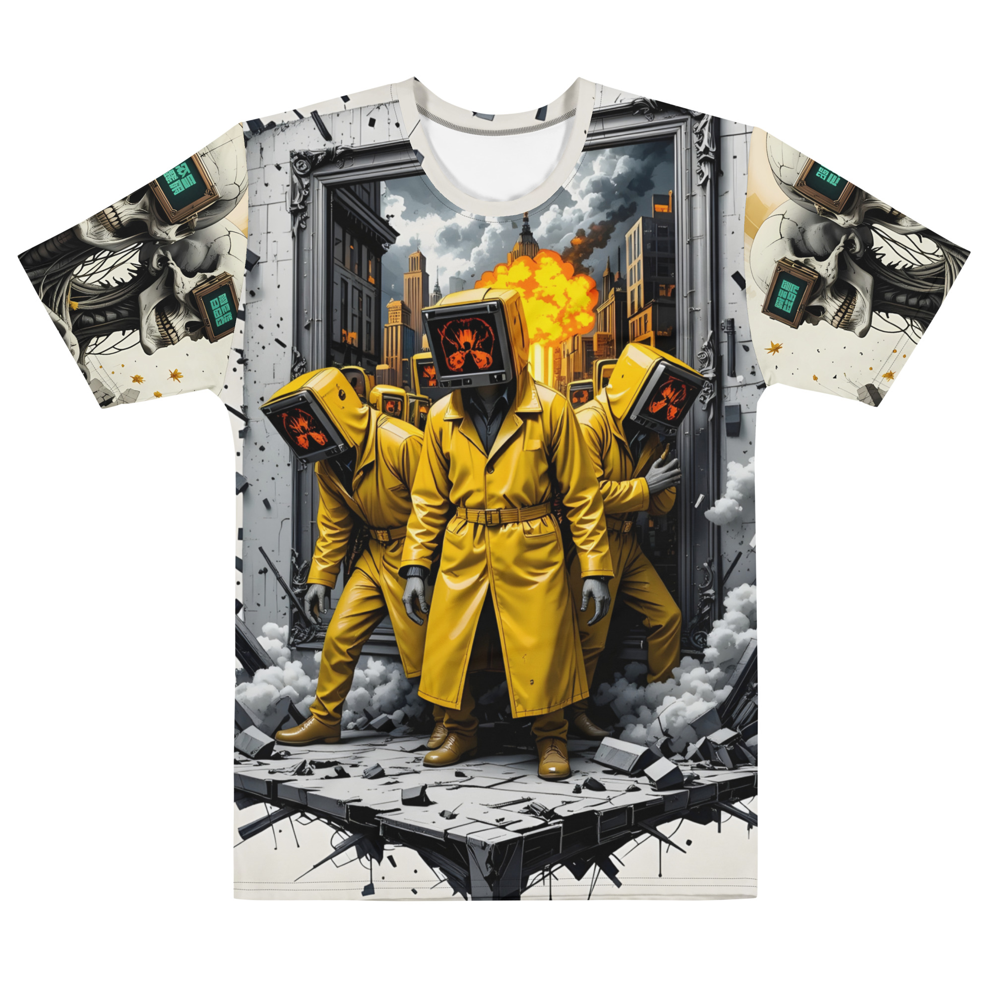 T-shirt à col rond en coton pour hommes – Image 2