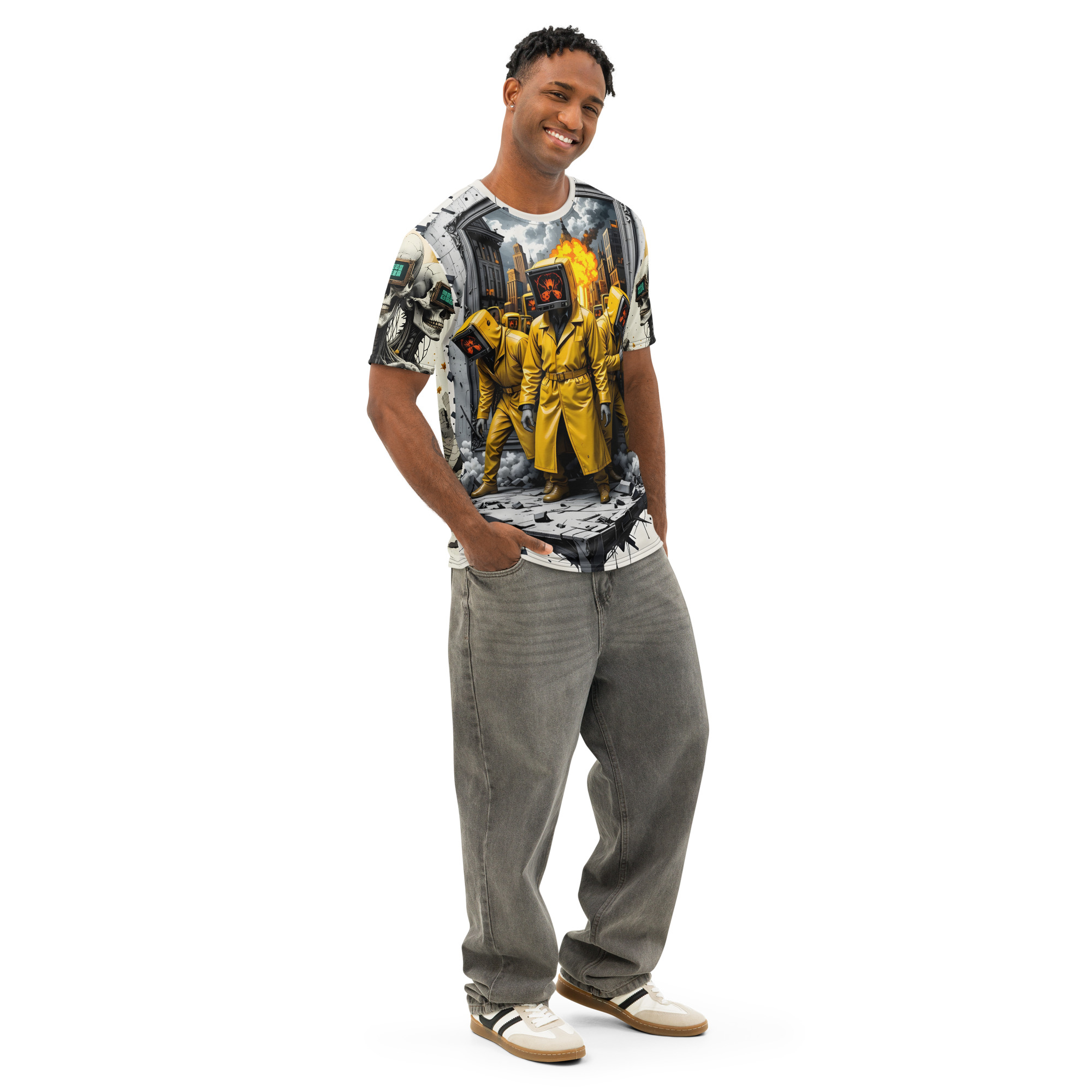 T-shirt à col rond en coton pour hommes – Image 6