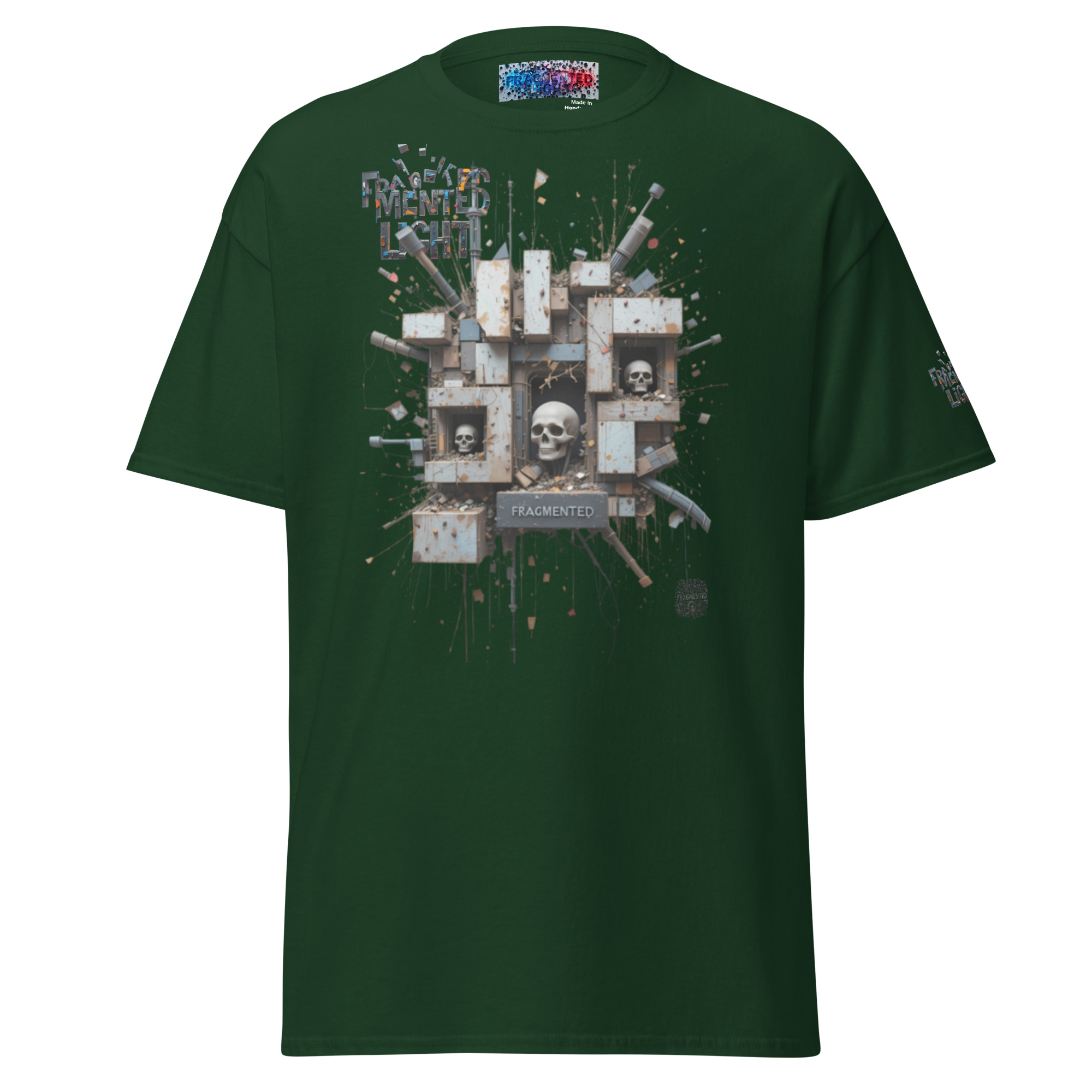 T-shirt classique unisexe fragmented light – Image 15