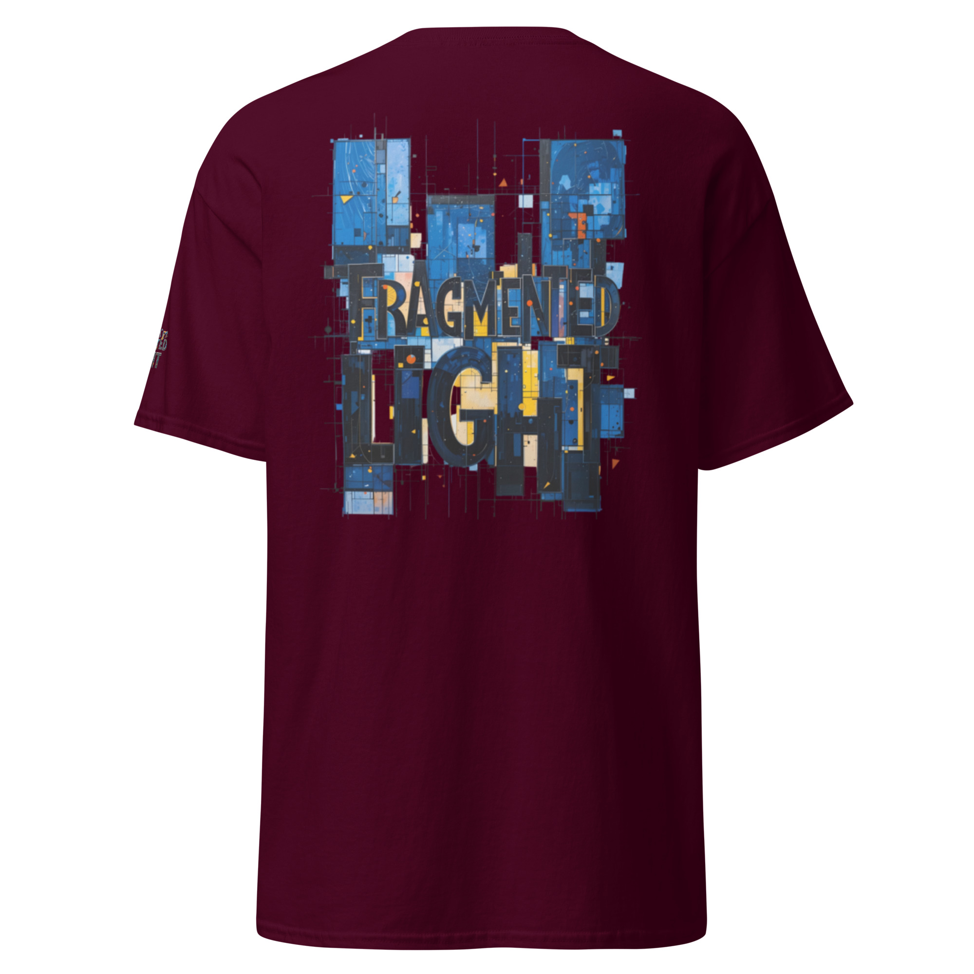 T-shirt classique unisexe fragmented light – Image 4