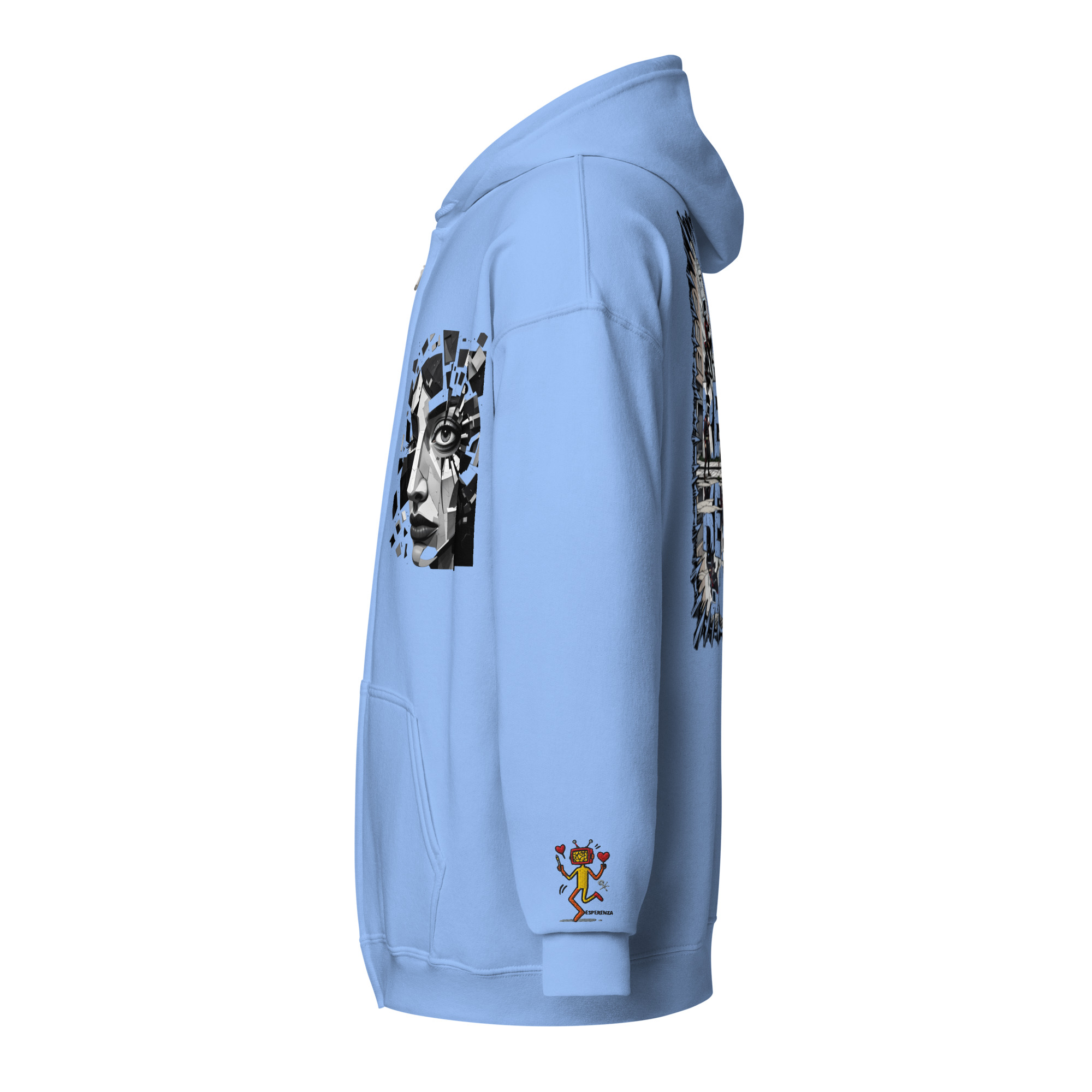 Sweat à capuche épais unisexe à fermeture éclair – Image 10